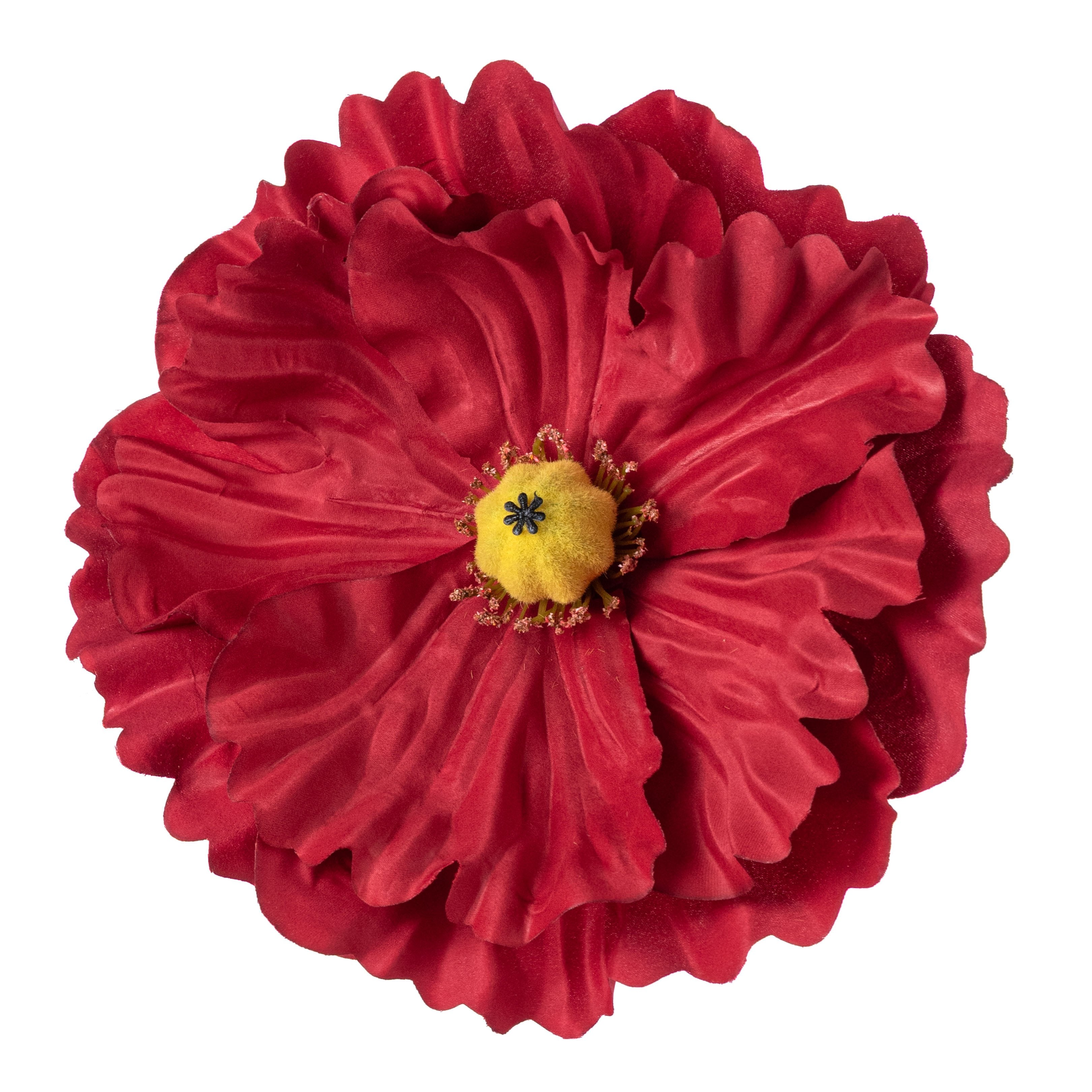 11" Oversized Poppy Head: Red Item Number: 64064RD