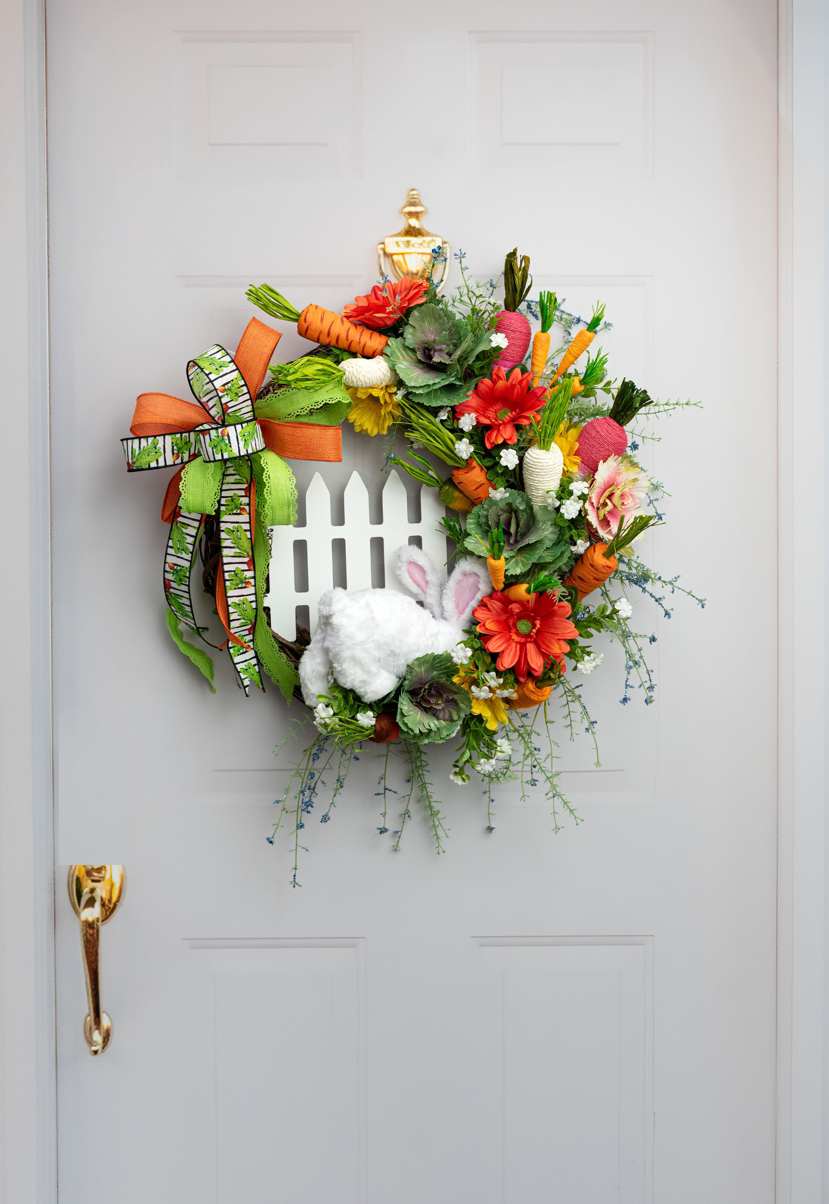 11" White Picket Fence Decoration detail photo 4