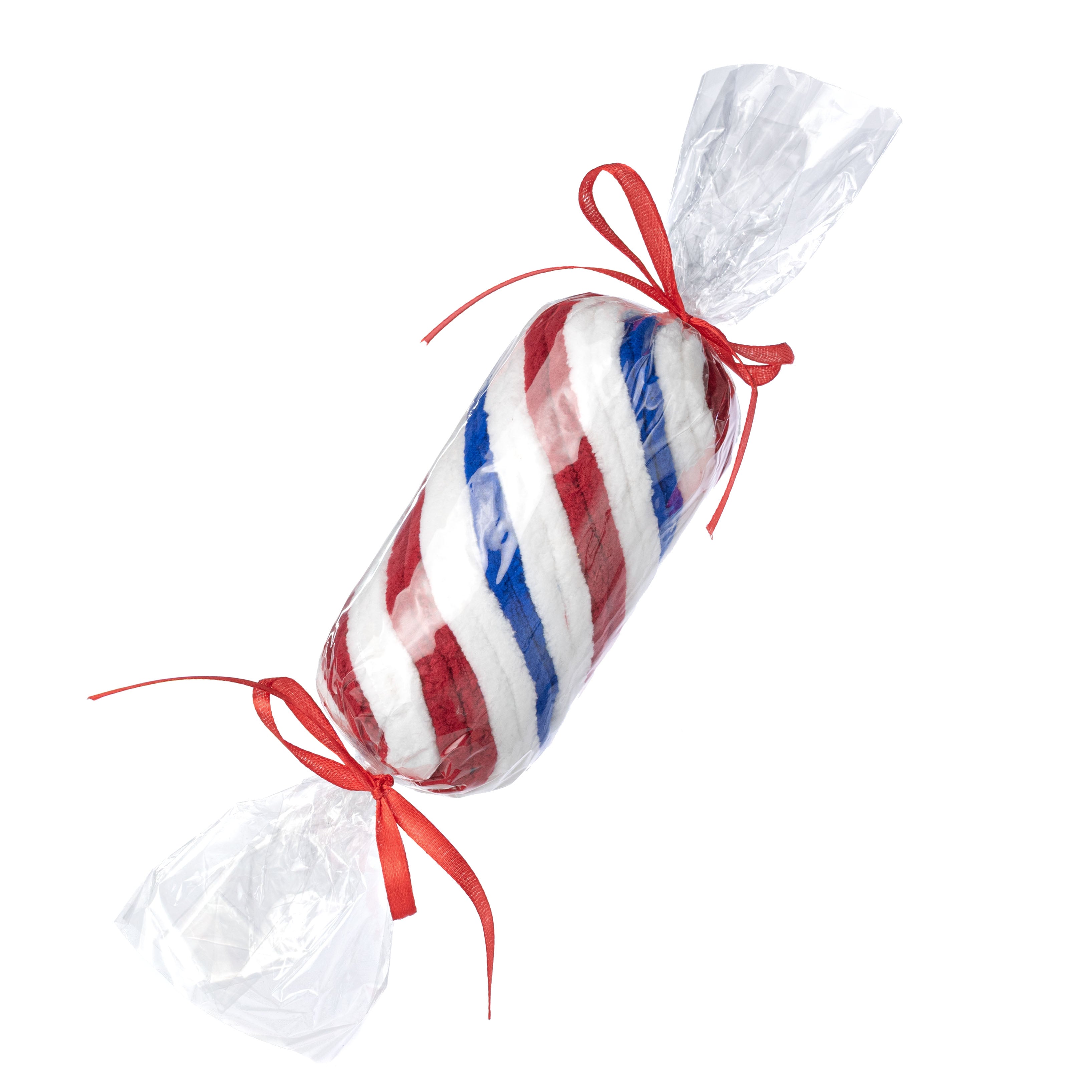 11" Wrapped Patriotic Peppermint Candy: Red, White & Blue Item Number: XC116936