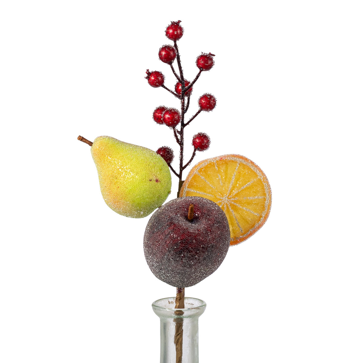 12" Frosted Pear, Apple, Berry & Orange Pick Item Number: 277137