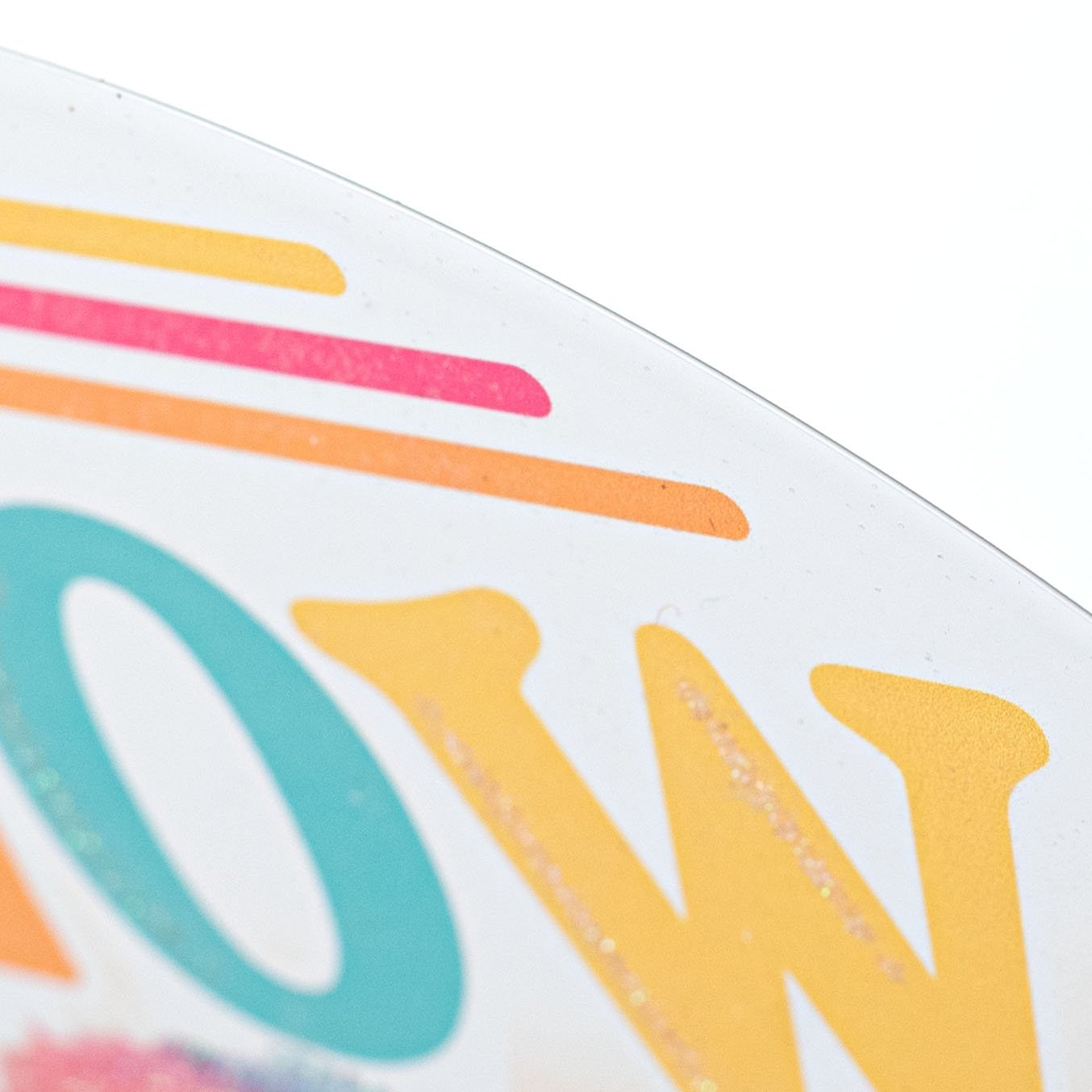 12" Round Metal Sign: Summer Snow Cones detail photo 3