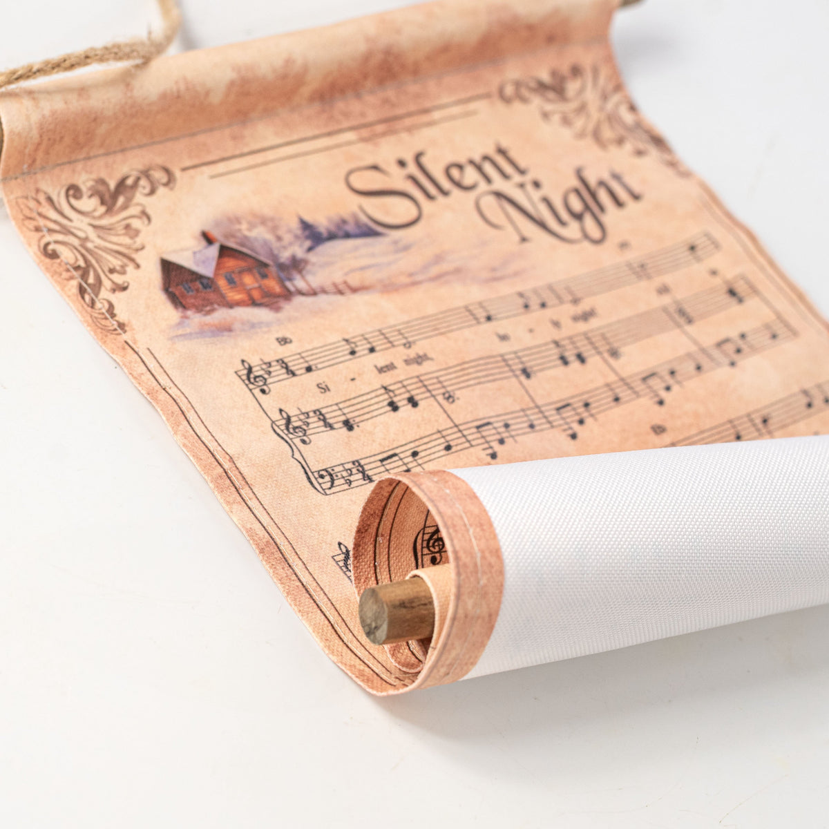 13" x 7" Music Sheet Banner: Silent Night detail photo 3