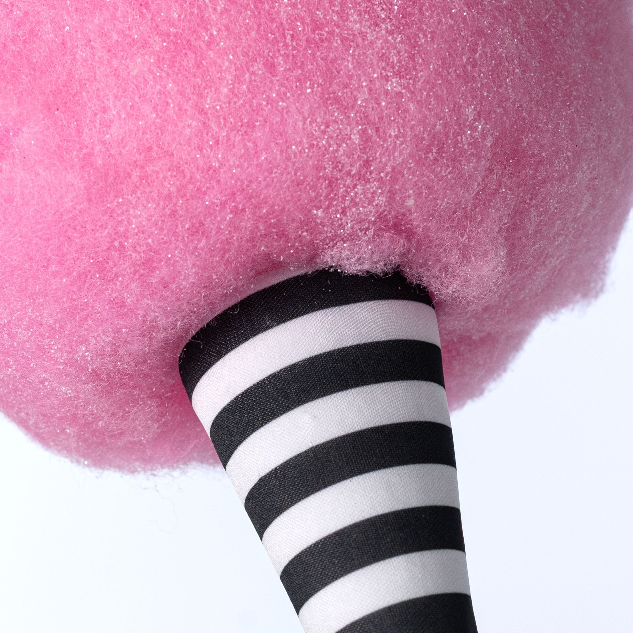 7" x 14" Cotton Candy Ornament: Black & White detail photo 4