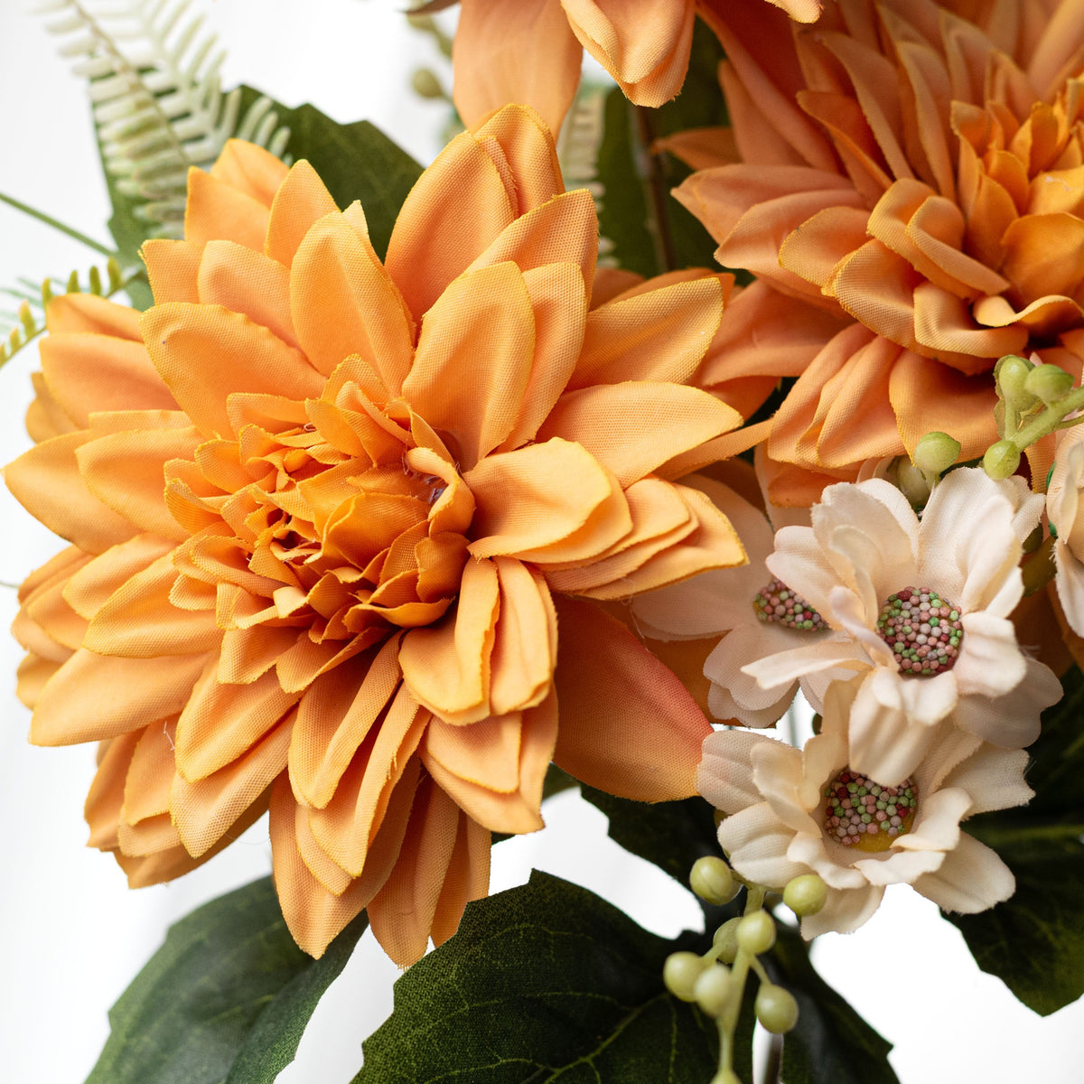 15" Mixed Dahlia Bush: Golden Yellow (5 Stem) Lifestyle Photo