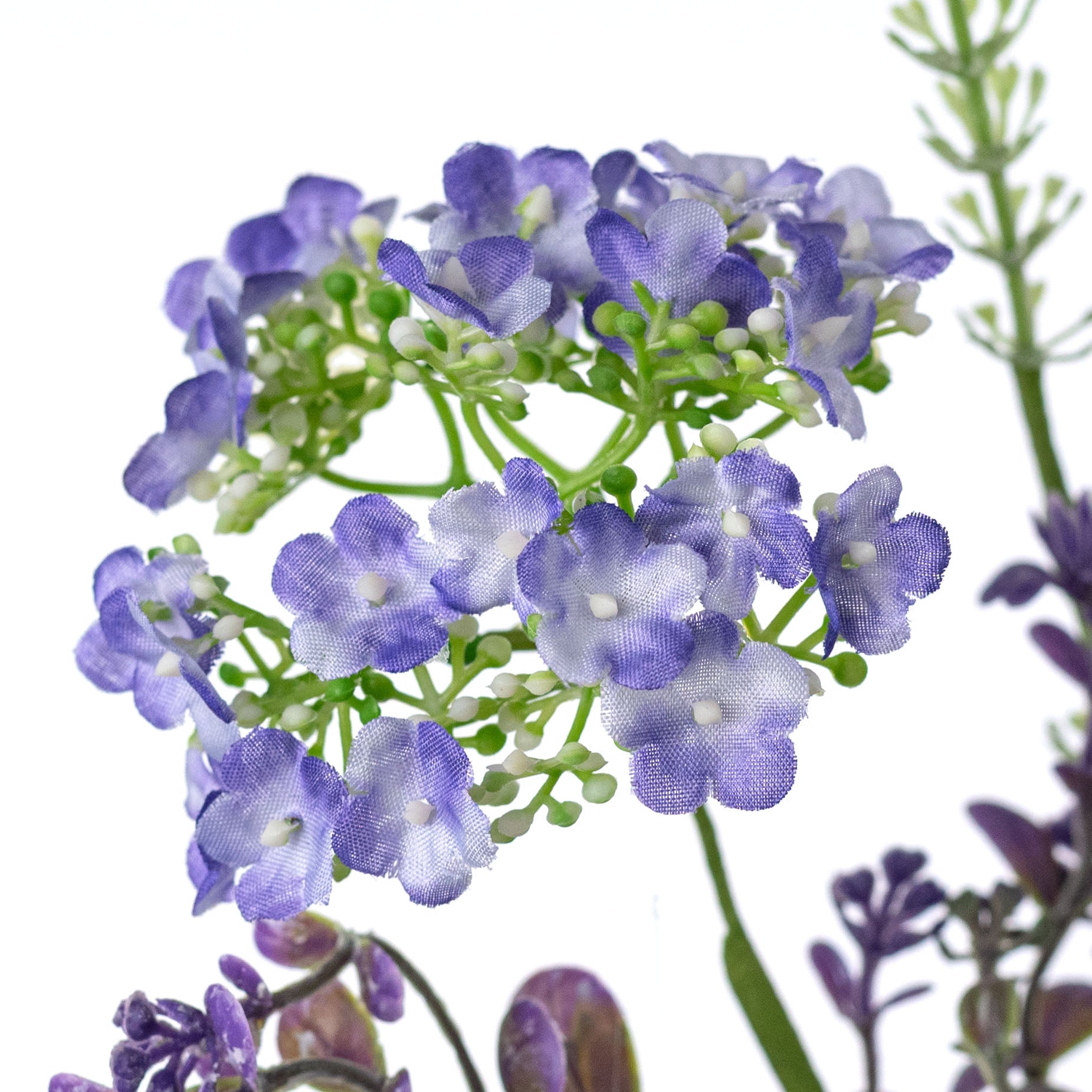 15" Mixed Wildflowers Filler Bush: Lavender Purple Lifestyle Photo