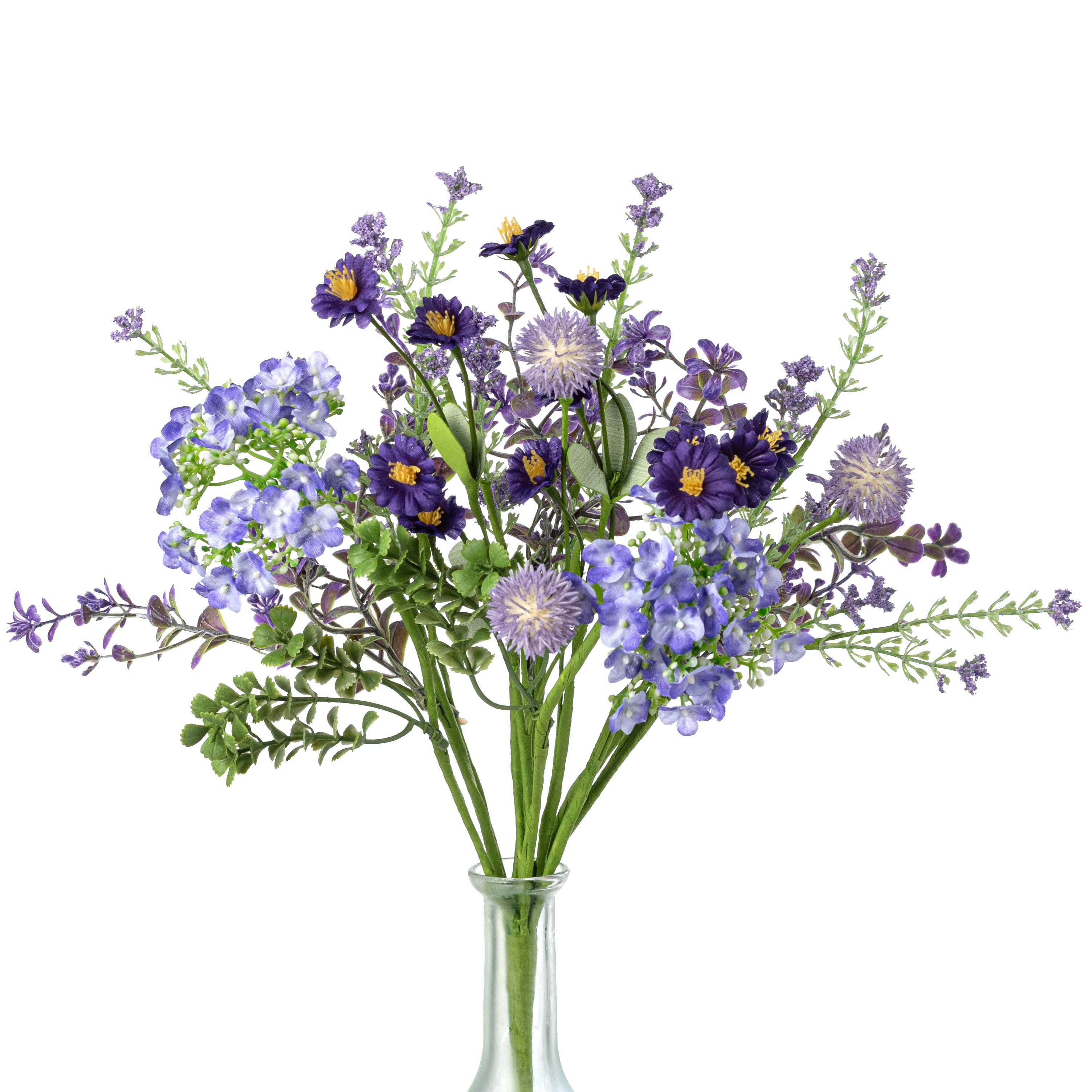 15" Mixed Wildflowers Filler Bush: Lavender Purple Item Number: 63850LV