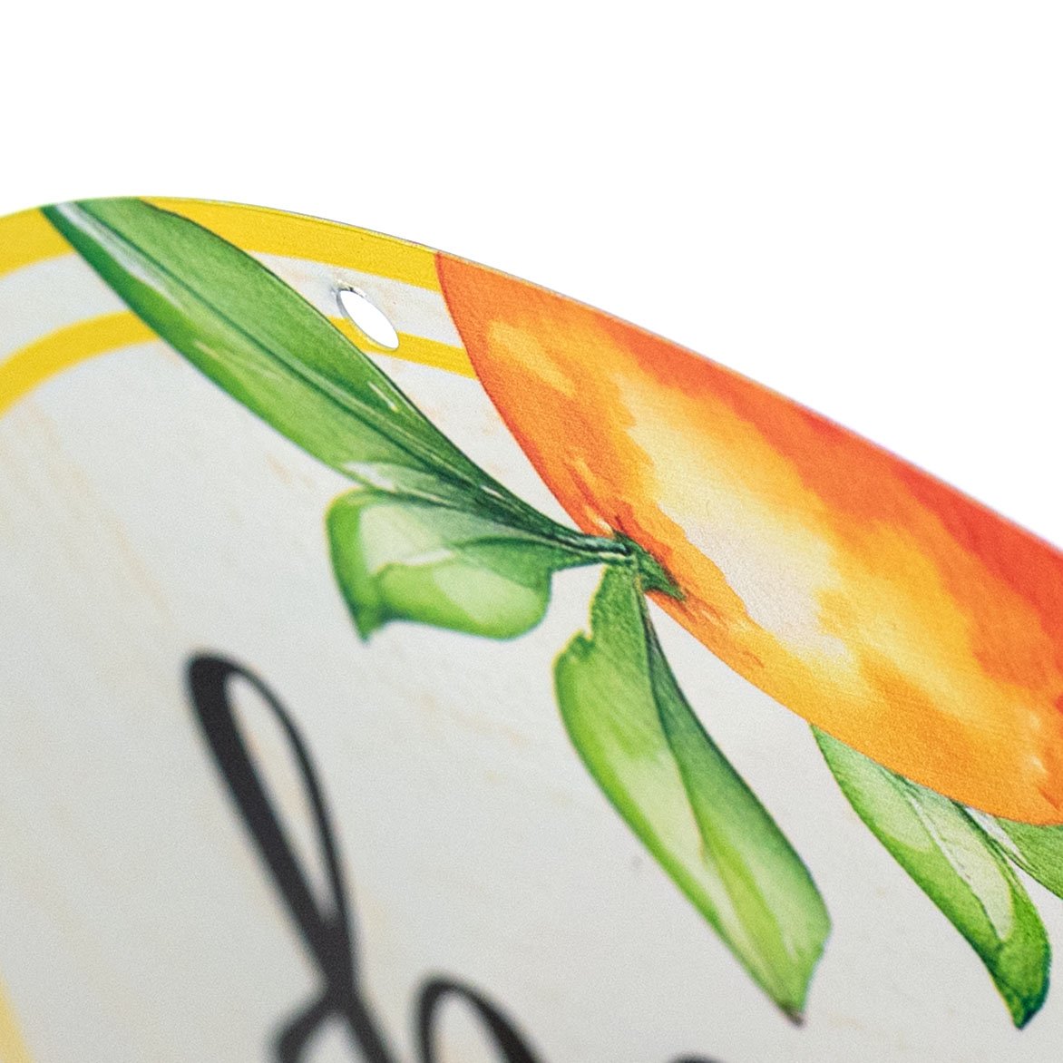 15" Oval Metal Sign: Home Sweet Home Cirtrus detail photo 3