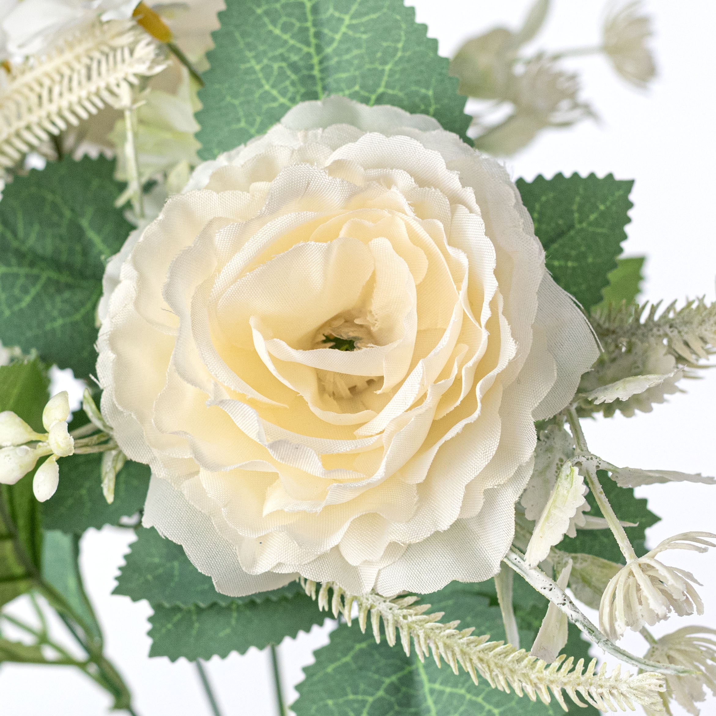 15" Roses Mix Bush: Cream Lifestyle Photo