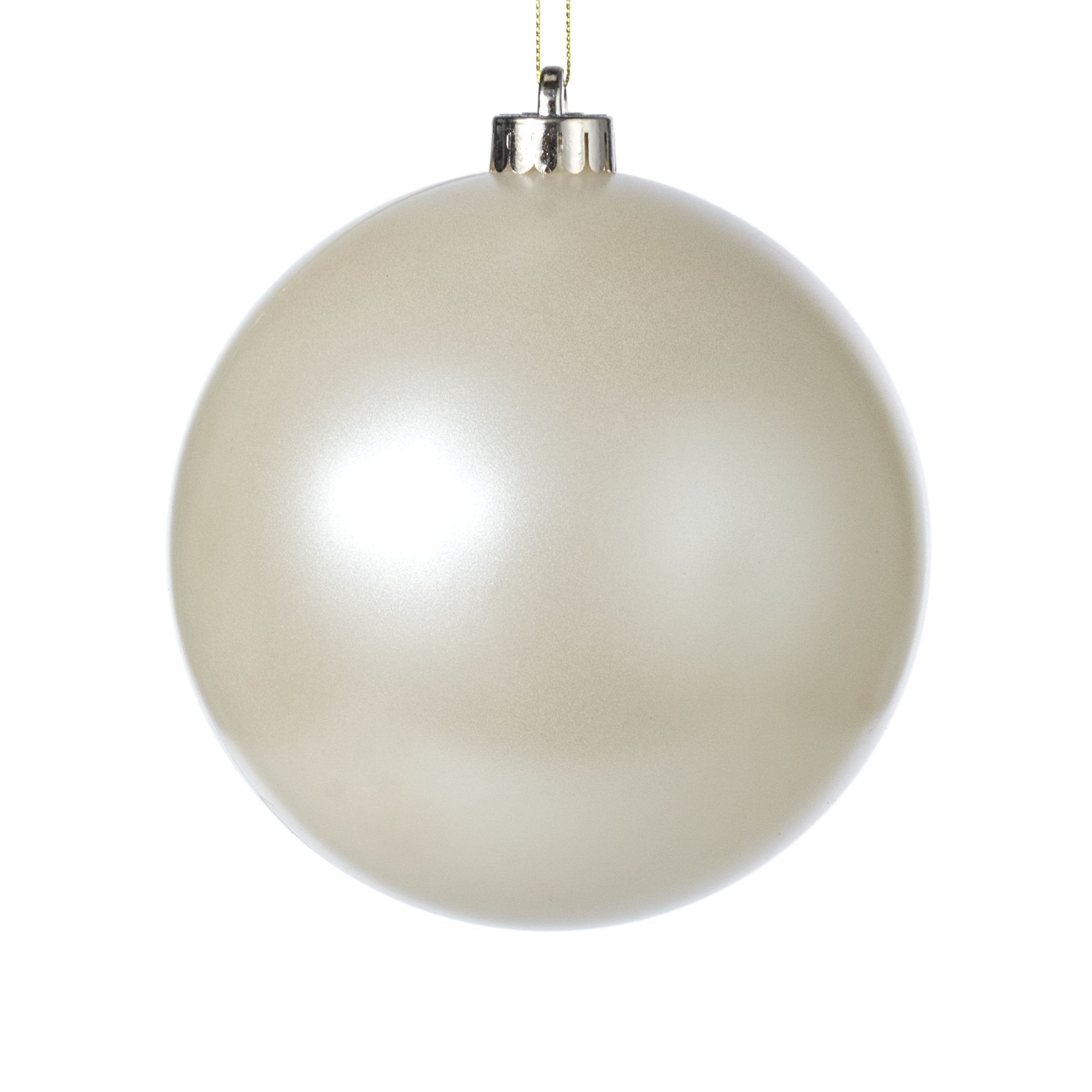 150mm Pearlized Ball Ornament: Ivory Item Number: XH9675XY