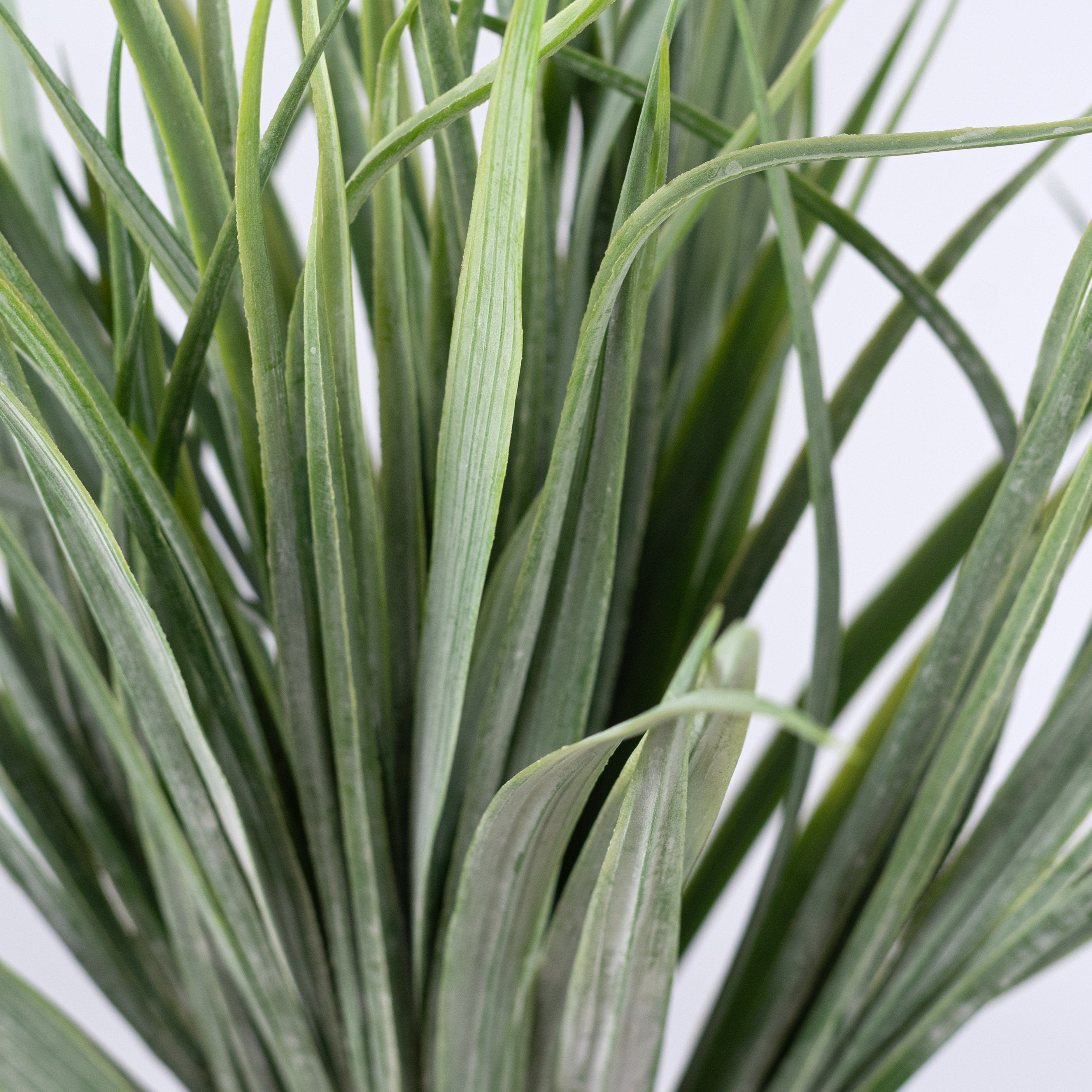 16" Artificial Grass Bush: Dusty Green Lifestyle Photo