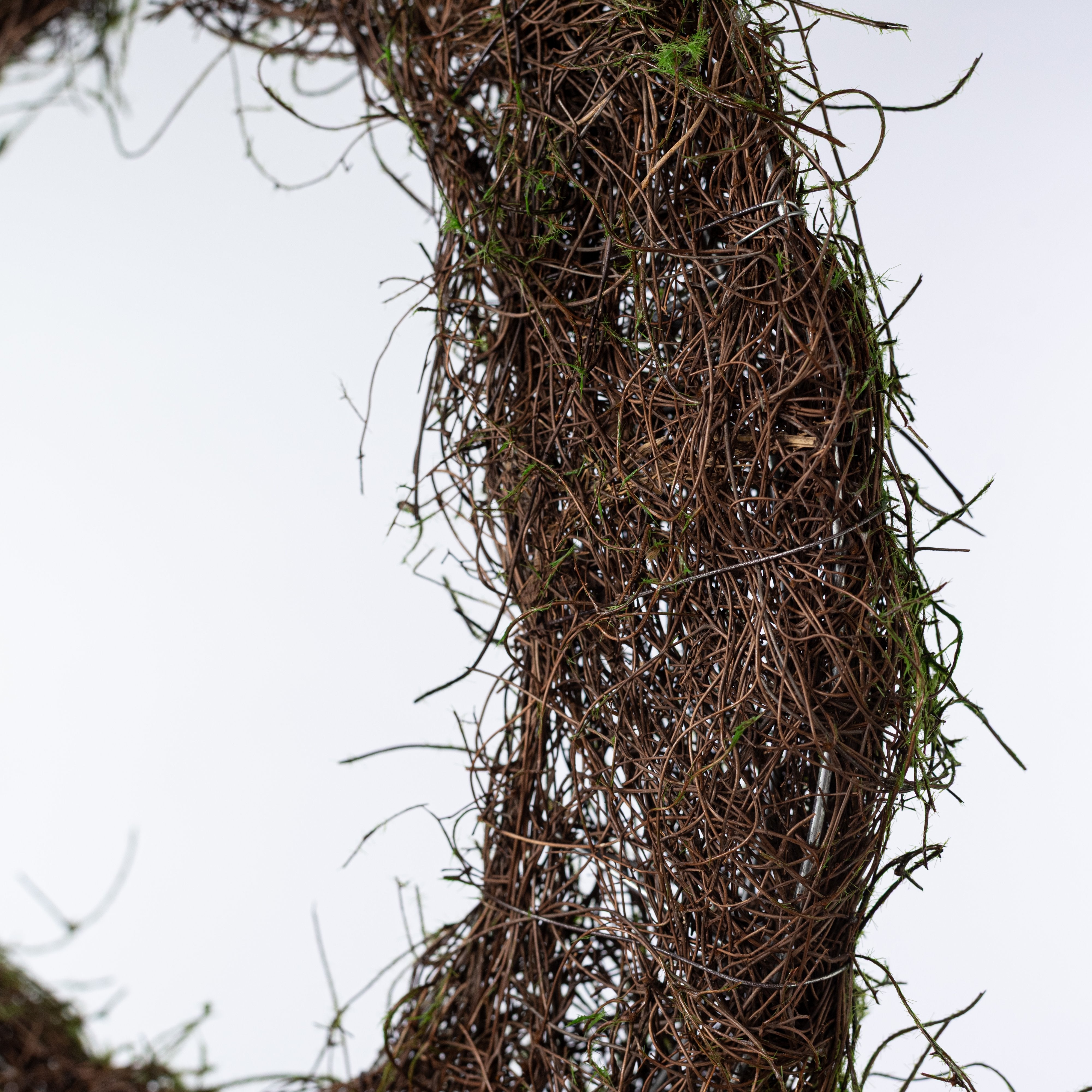 16" Vine & Moss Wreath detail photo 3