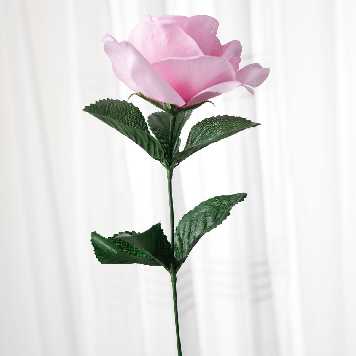 17" Colorfast Lillian Open Rose Bush: Pink detail photo 4