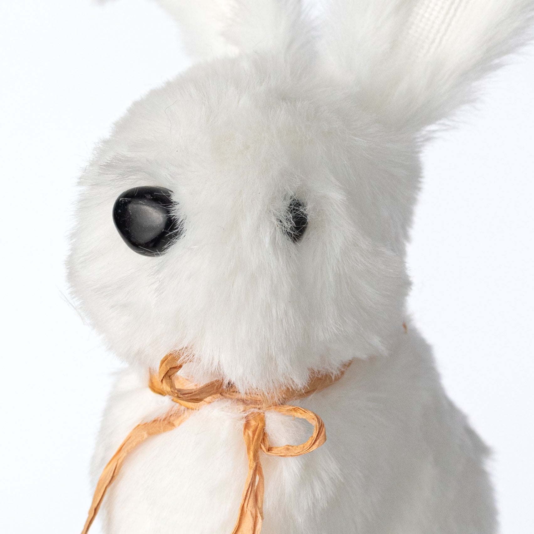 17" Faux Fur Bunny Pick: White detail photo 5
