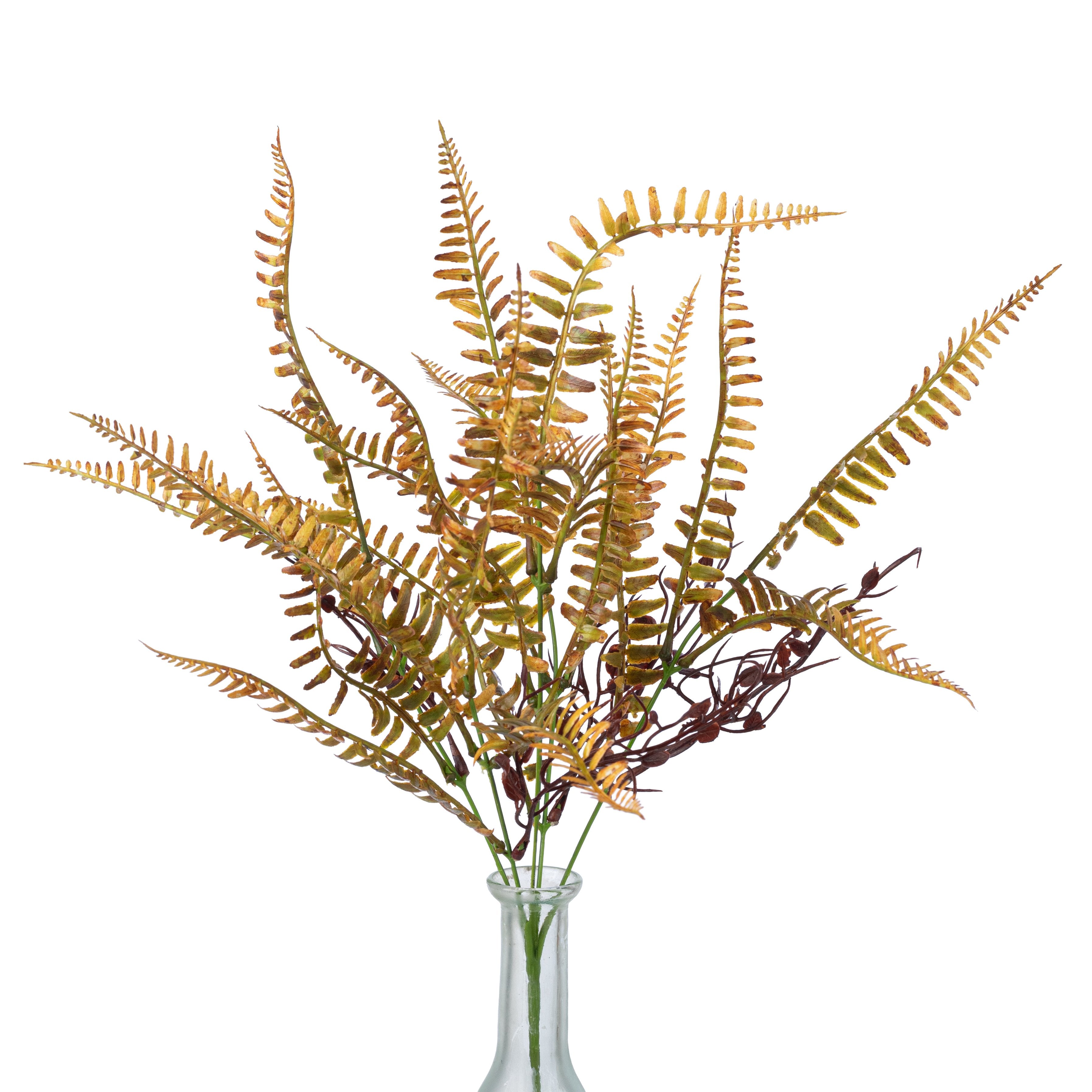 17" Fern with Vines Bush: Fall Harvest Item Number: 530909