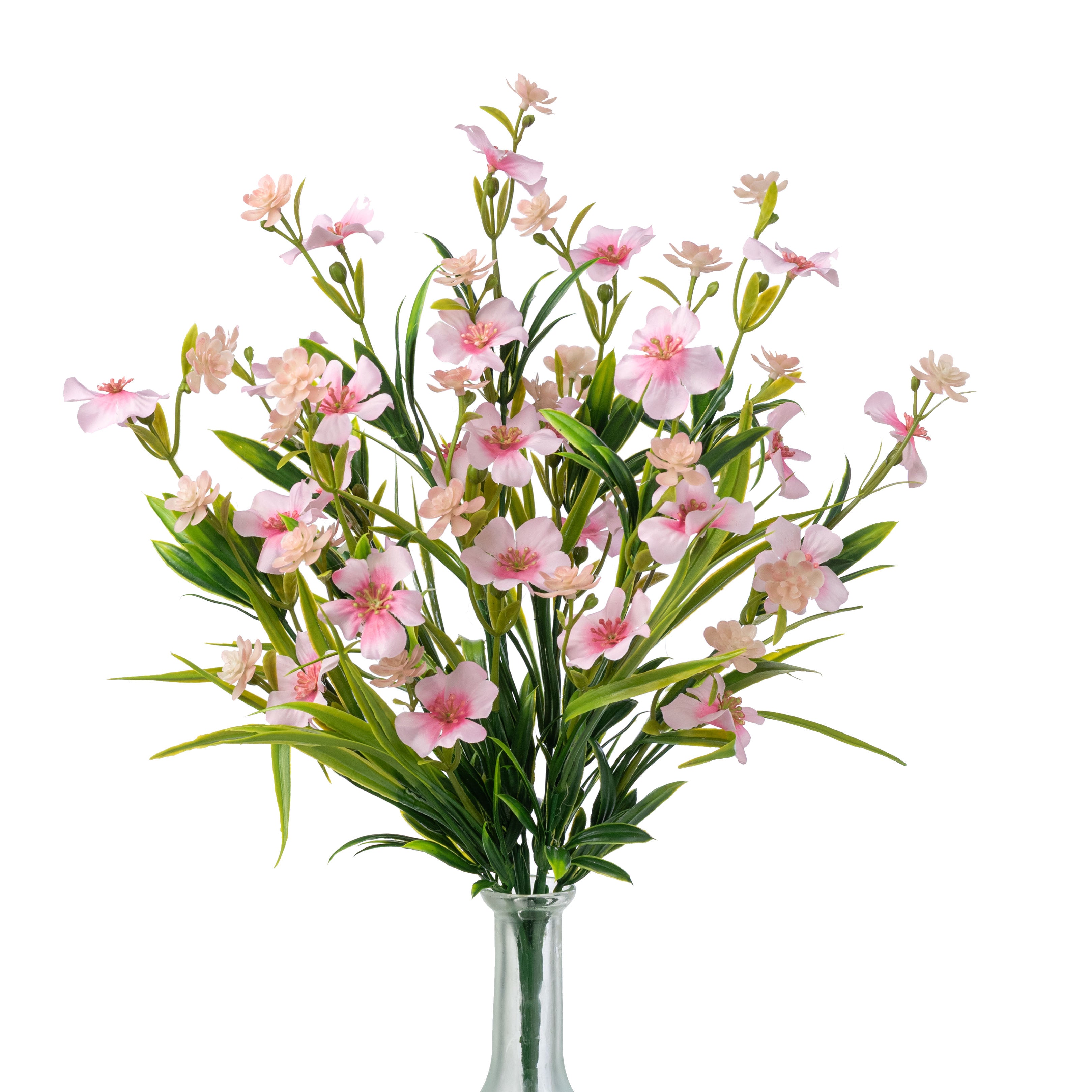 17â Wildflower Filler Bush: Pink (9 Stem) Item Number: 85600-PK