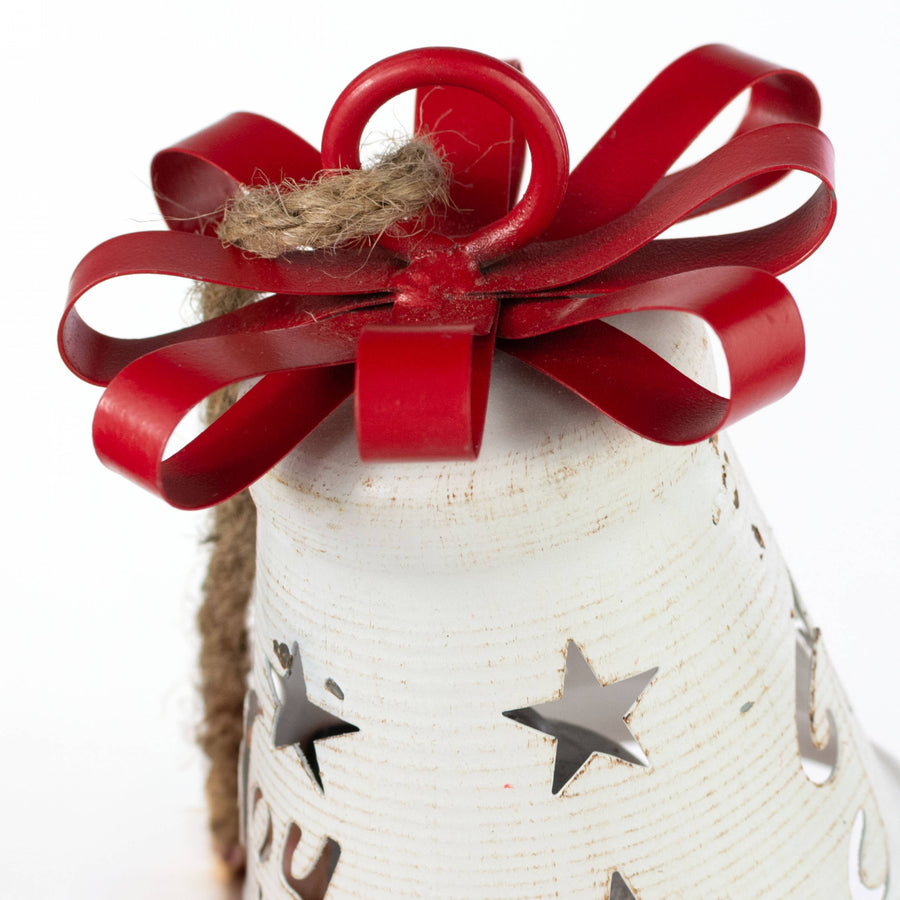 5" Vintage Joy Liberty Bell Ornament: White