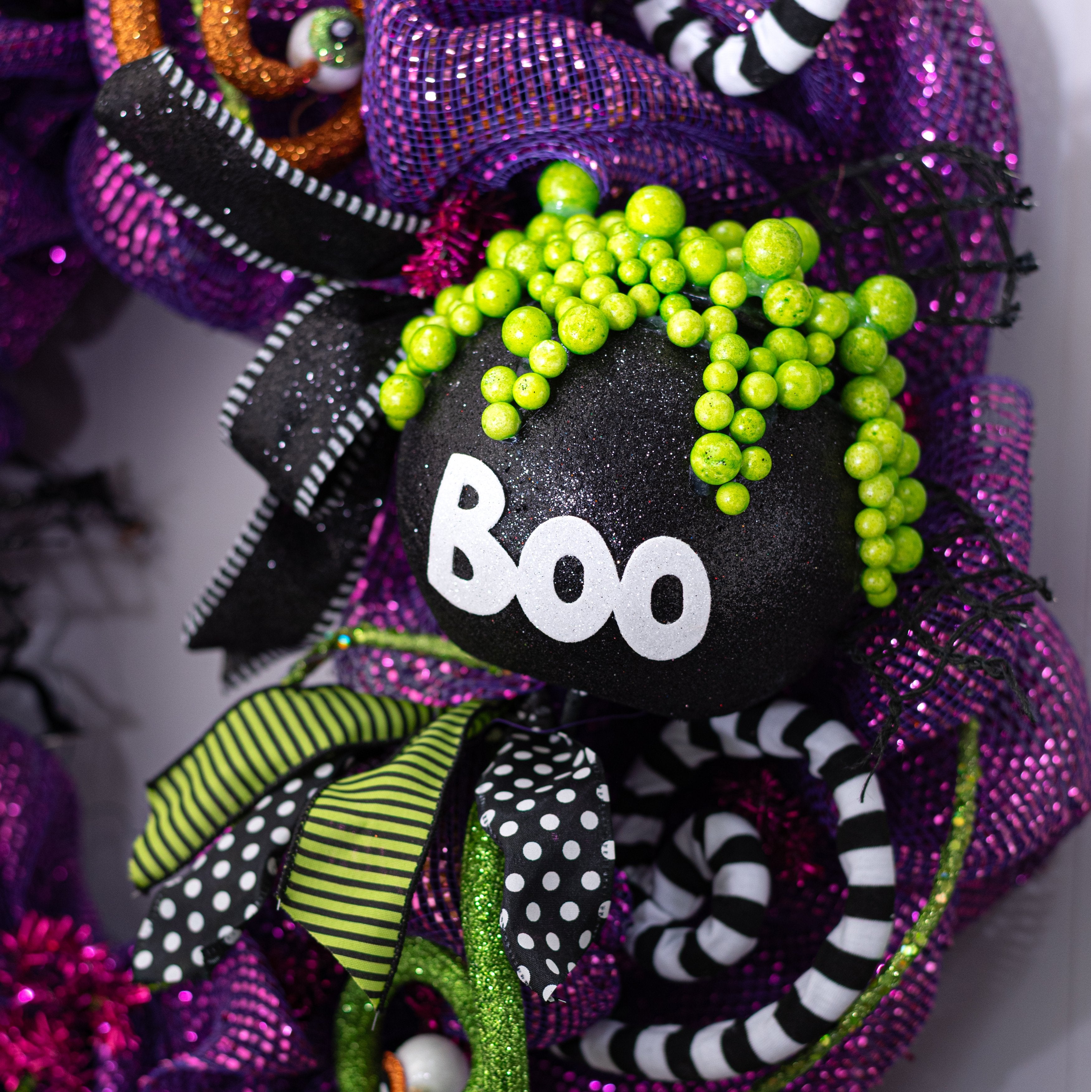 18" Boo Cauldron Pick Lifestyle Photo