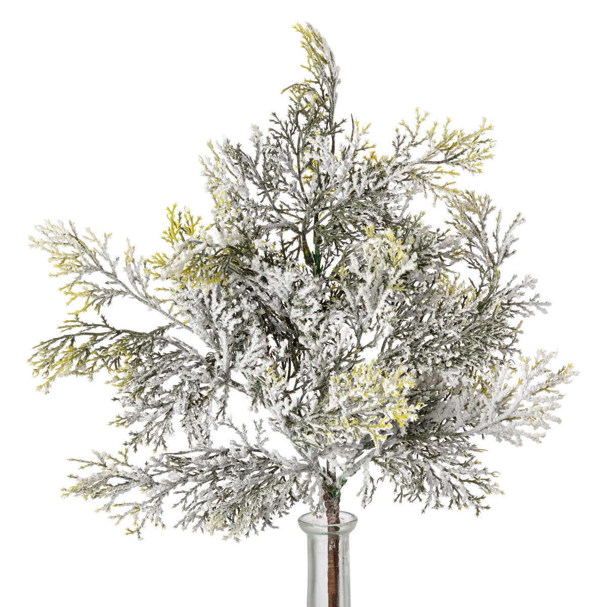 18" Flocked Artificial Cedar Pick Item Number: 2825206FG