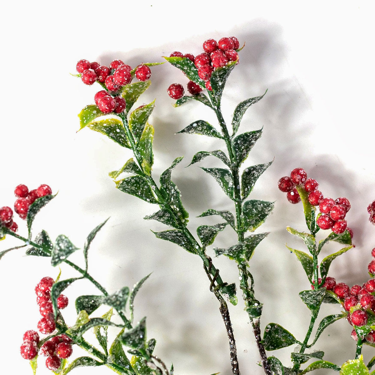 18" Iced Berries & Mini Leaf Pick Lifestyle Photo