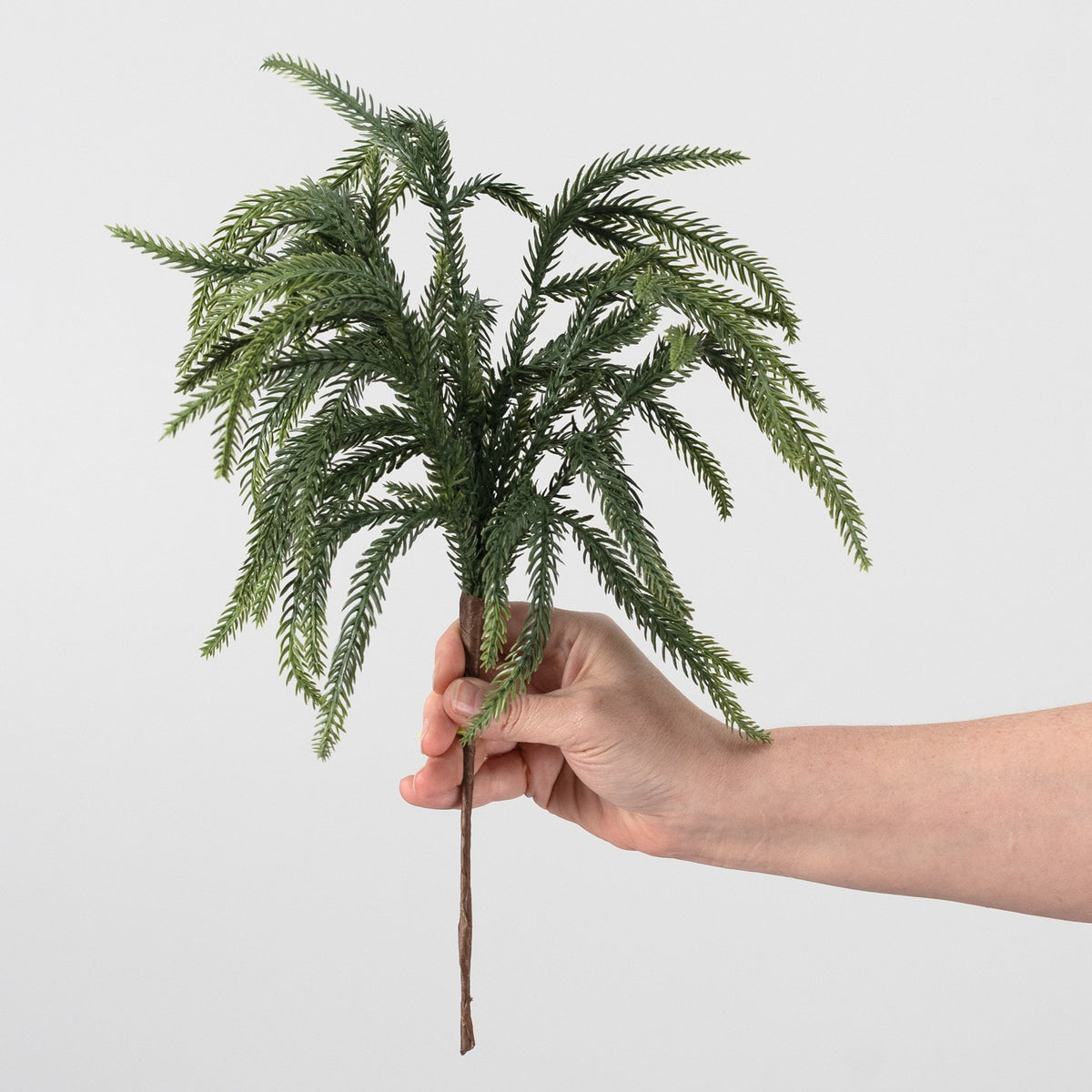 18" Real Touch Norfolk Pine Pick: Evergreen (7 Tips) detail photo 3