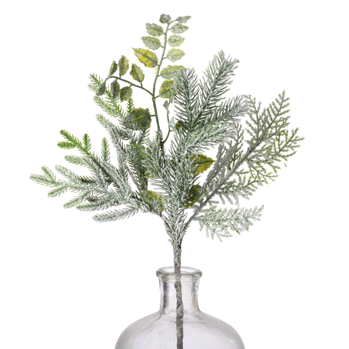 18" Snowy Norfolk & Cedar Pine Pick Item Number: 511686