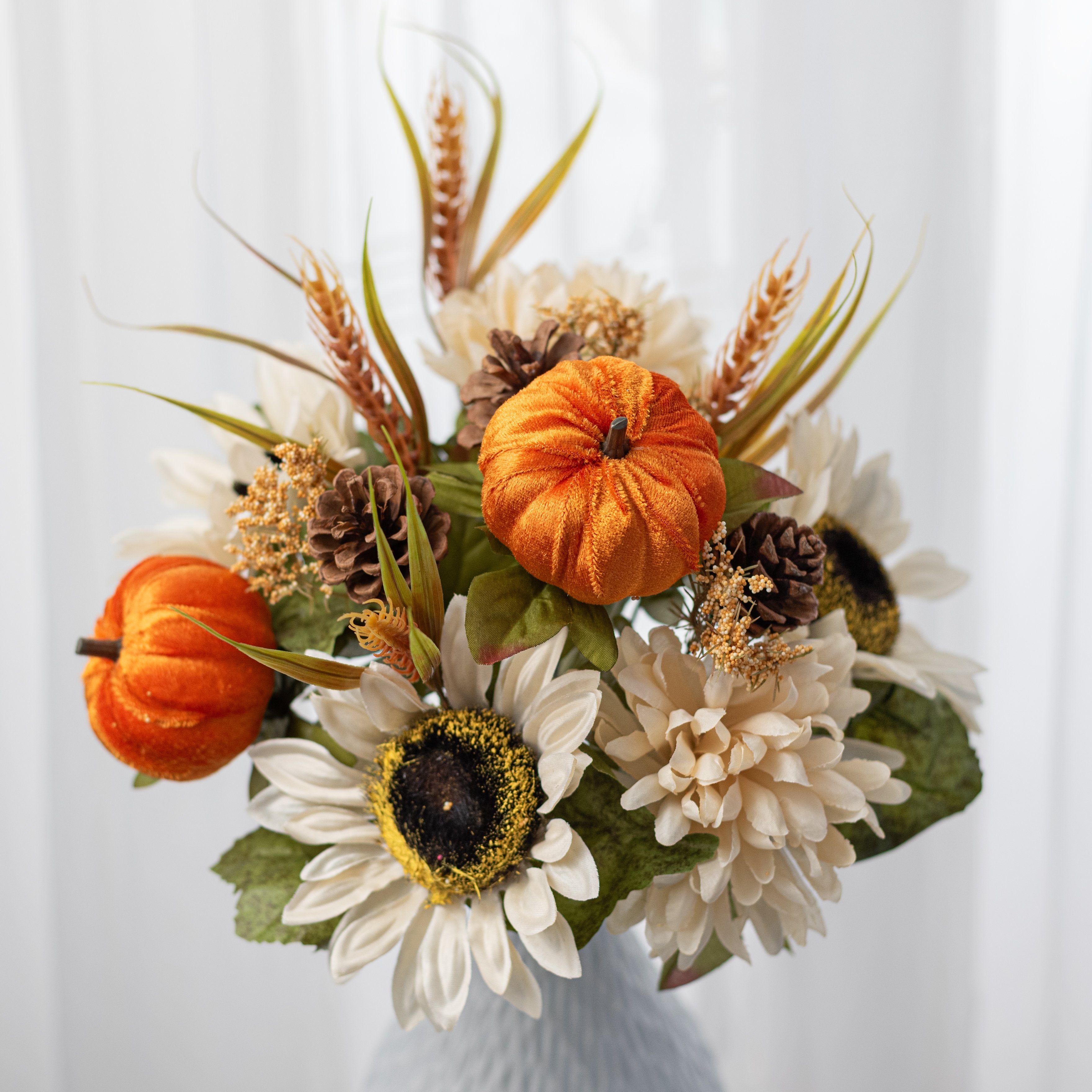 18-sunflower-ball-mum-pumpkin-