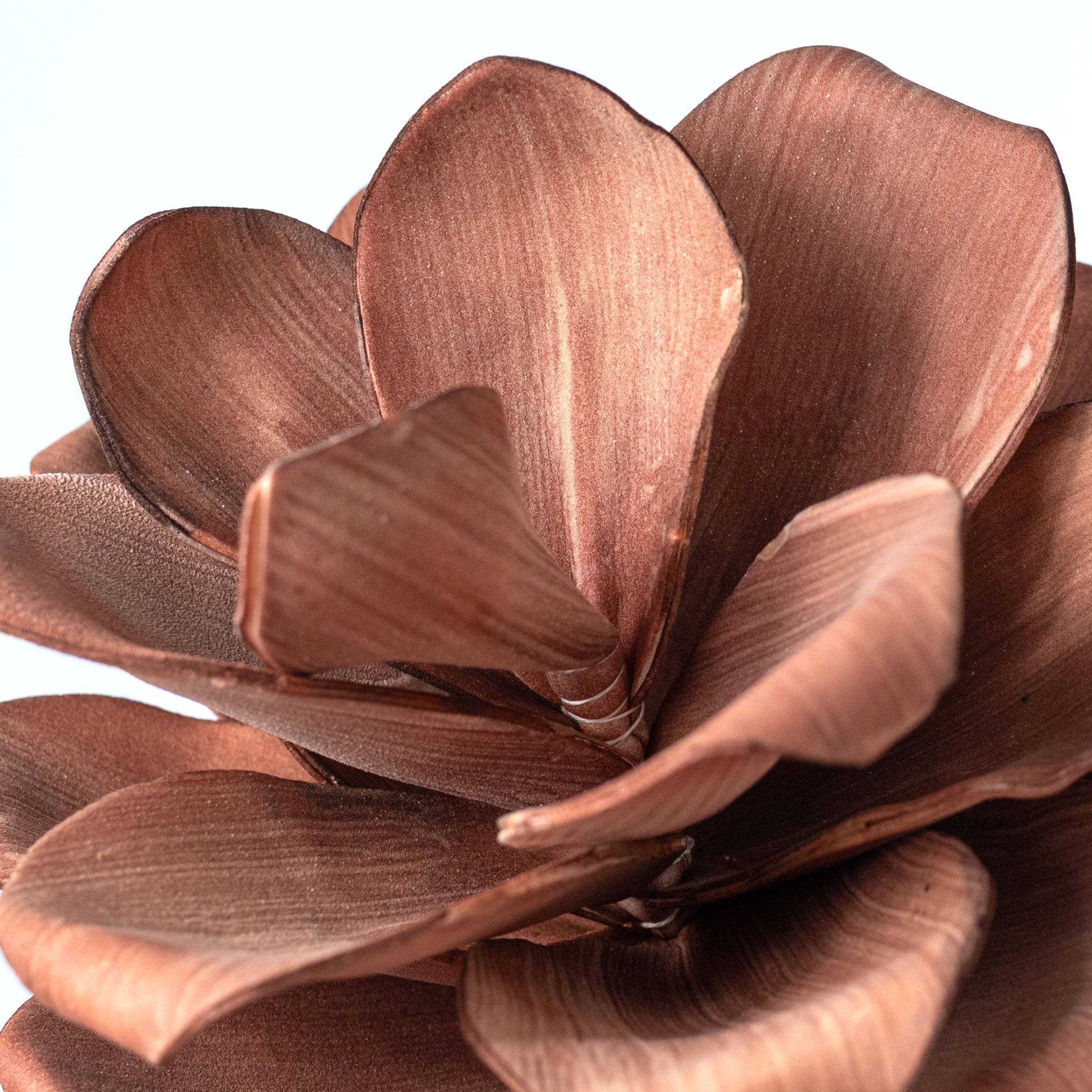 19" Foam Pinecone Pick: Mocha Brown Lifestyle Photo