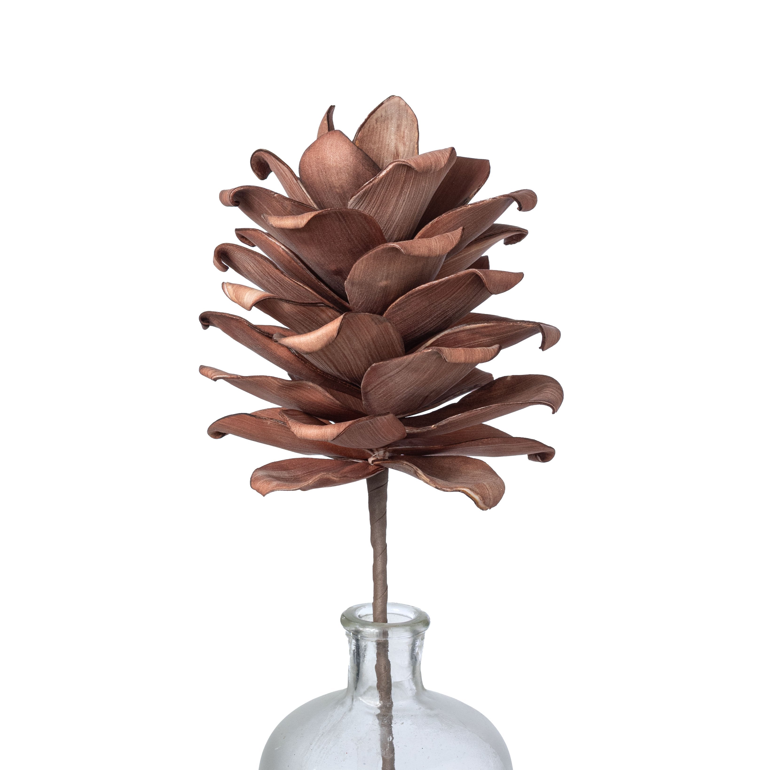 19" Foam Pinecone Pick: Mocha Brown Item Number: XD328771