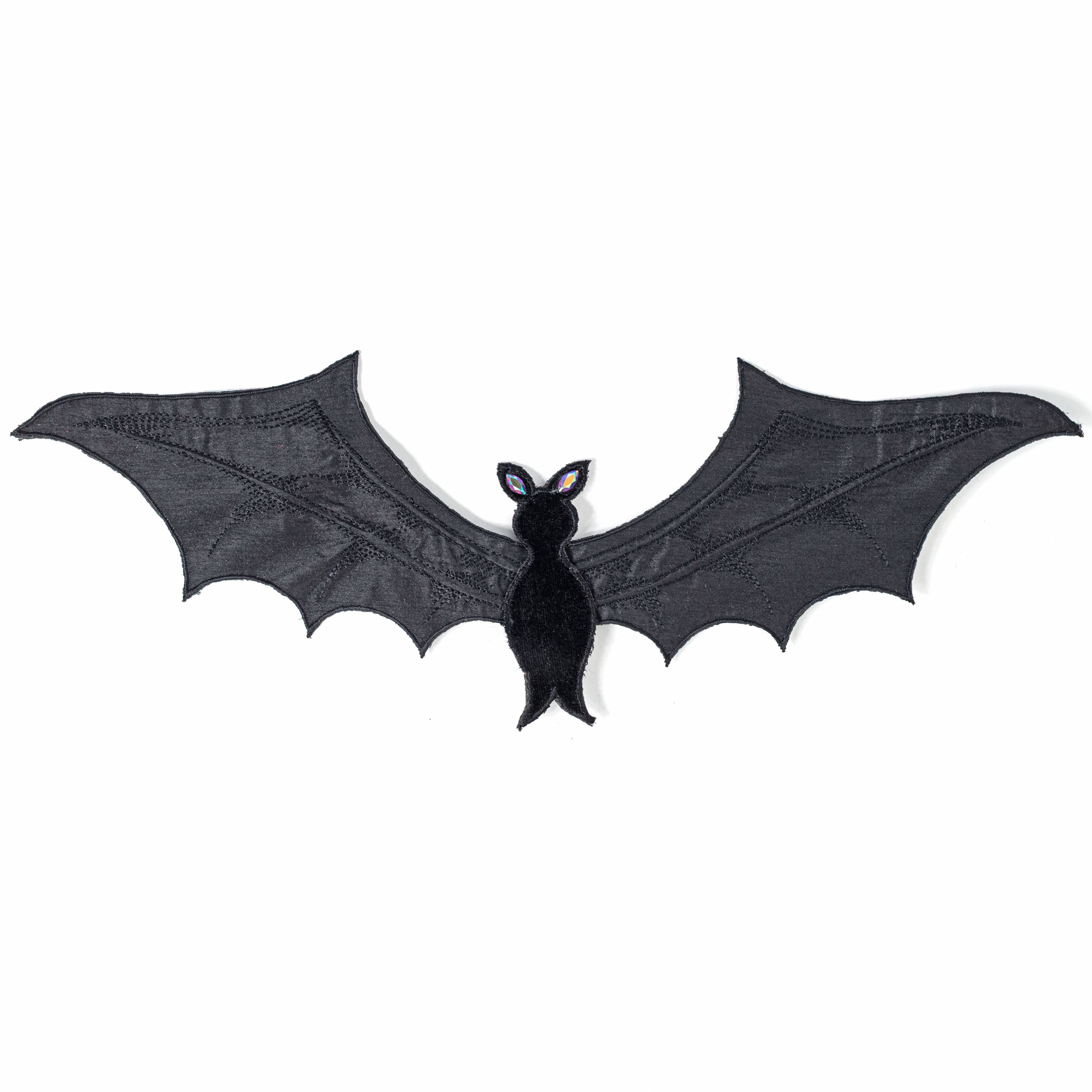 [D Stevens] 15" Dupioni Flying Bat Clip