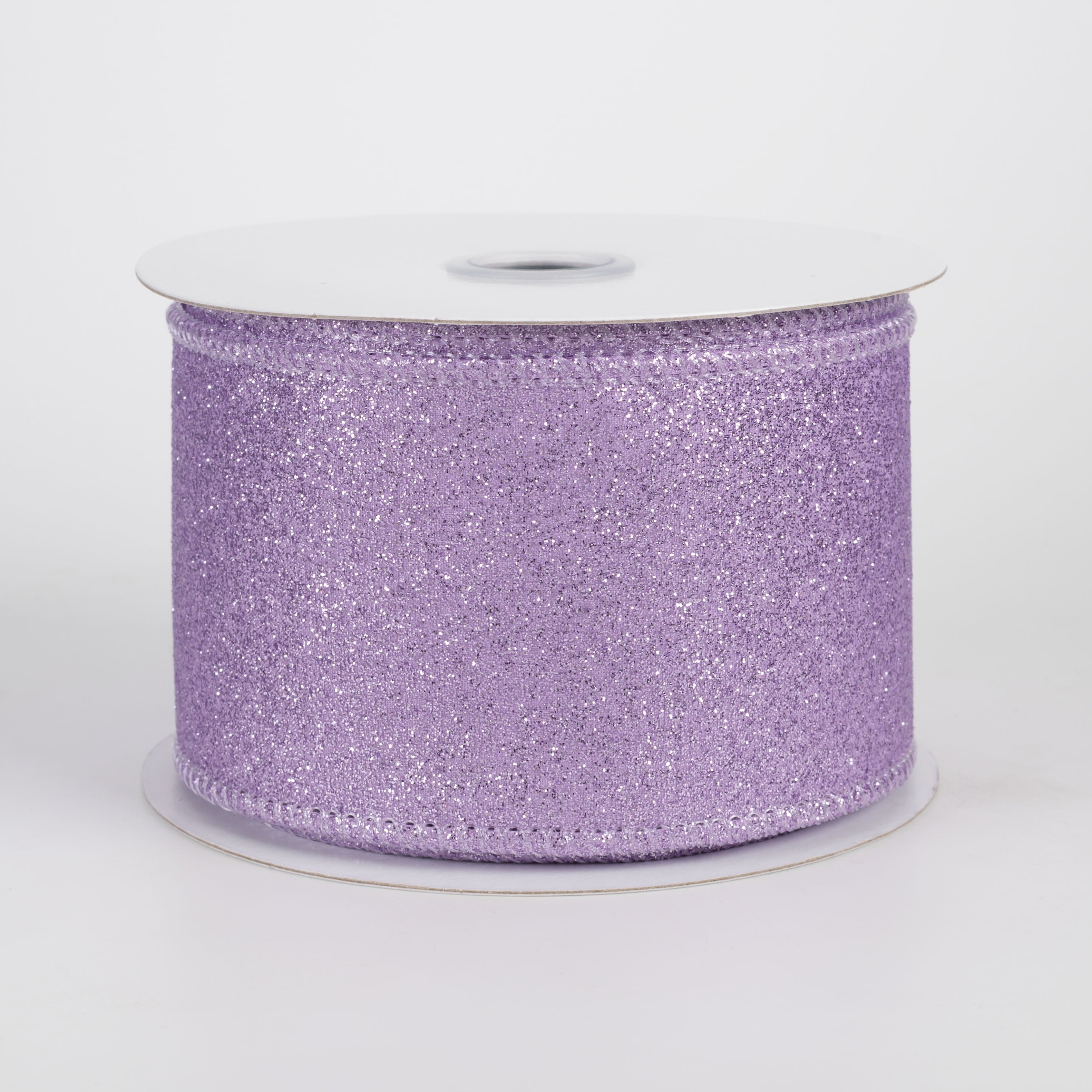 2.5" Shimmer Glitter Ribbon: Lavender (10 Yards) Item Number: RGC159713