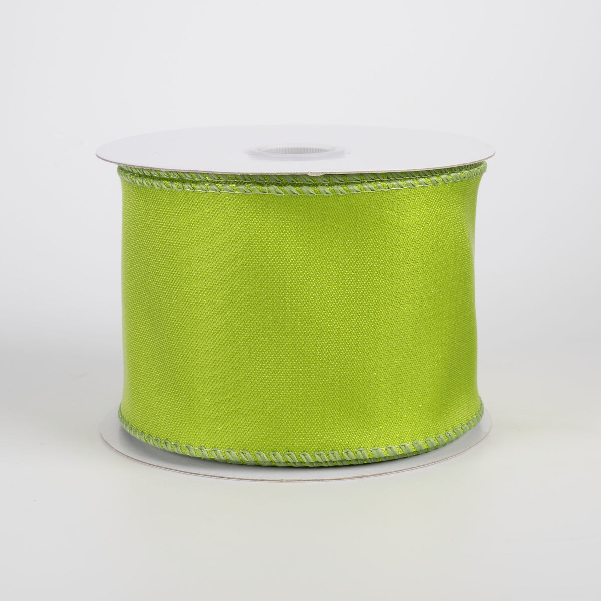 2.5" Susannah Satin Ribbon: Kiwi Green (10 Yards) Item Number: 72609-40-29