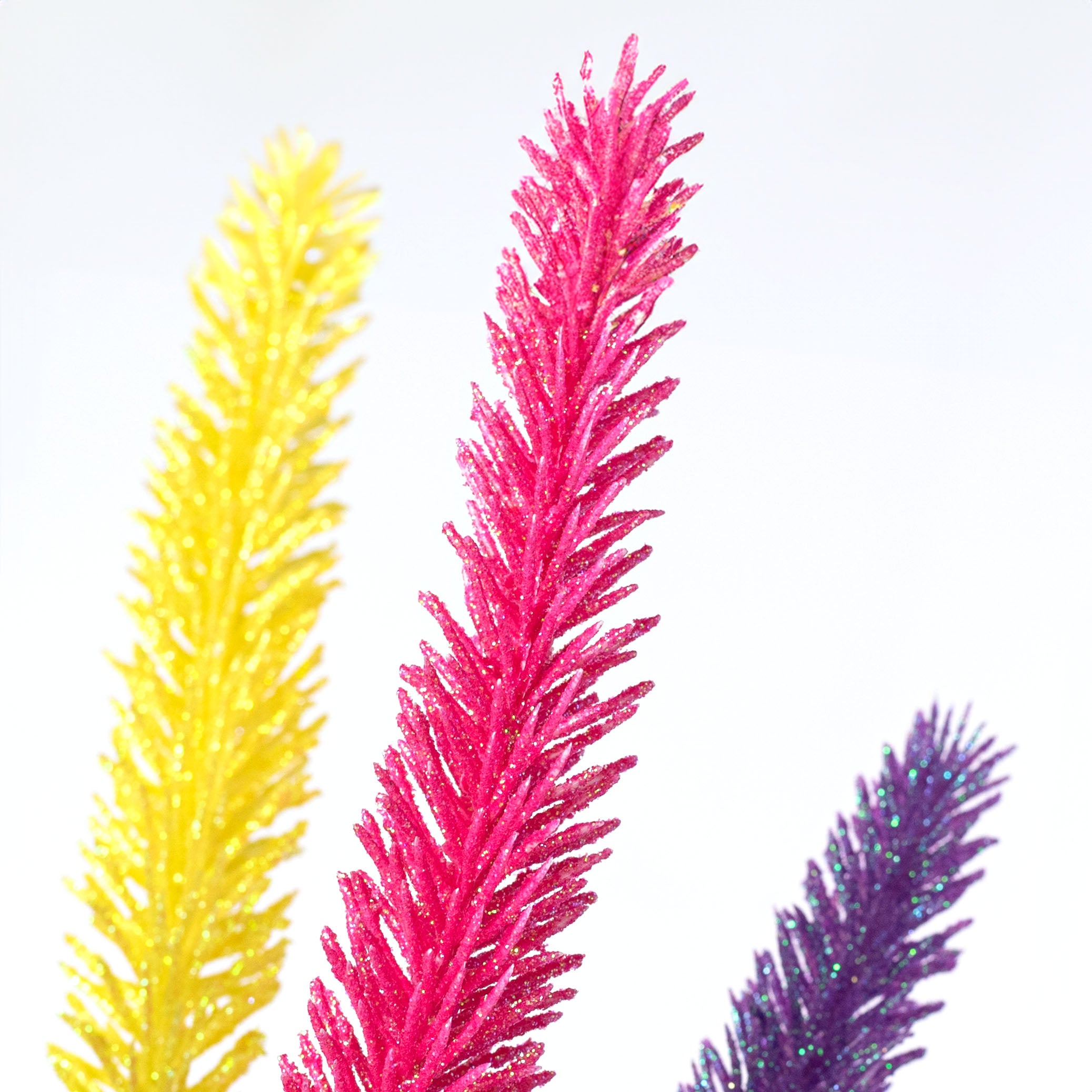 20" Glitter Spike Grass Spray: Neon Fiesta Lifestyle Photo