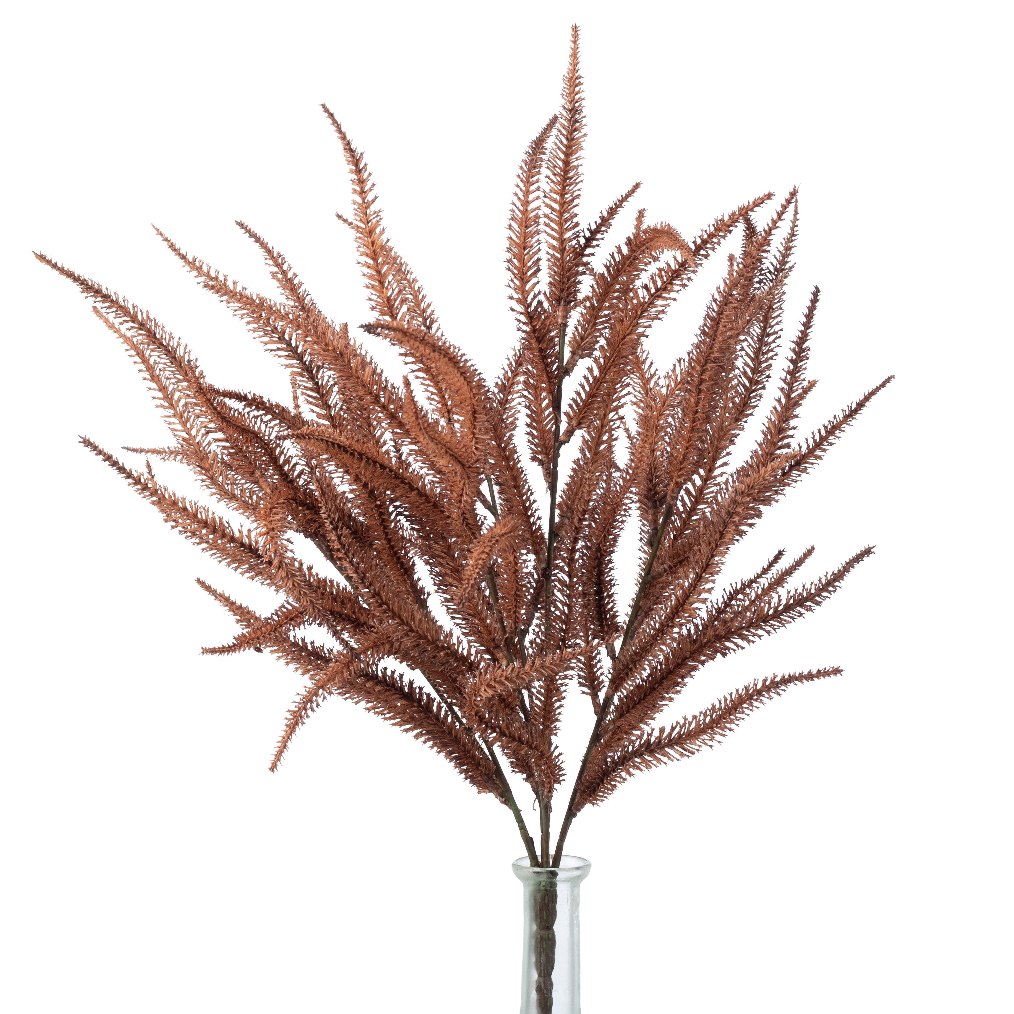 20" Lavender Spike Bush: Brown (7 Stem) Item Number: 85949-BRN
