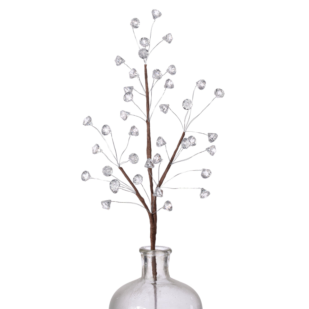 21" Acrylic Diamond Berry Spray: Clear Item Number: 511727