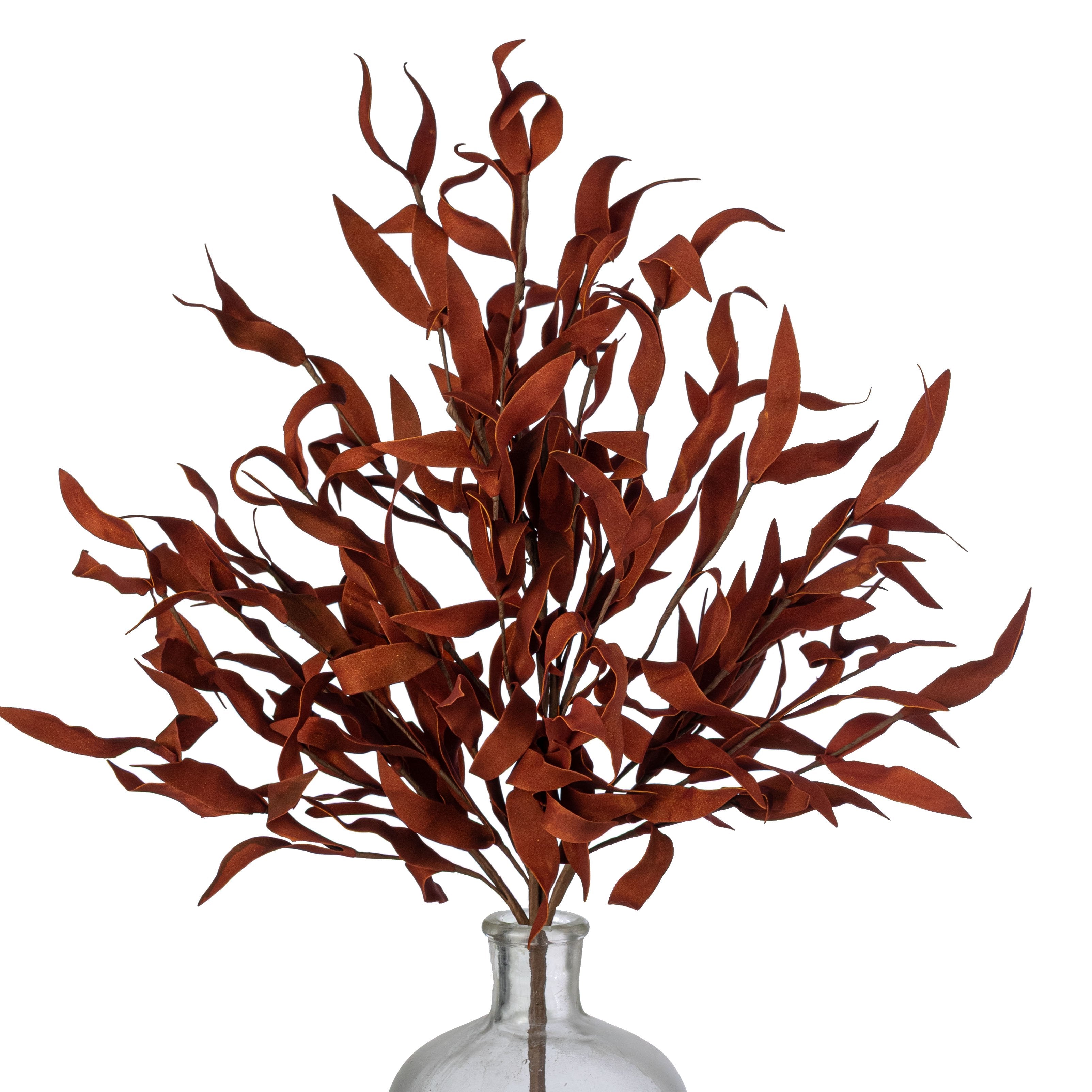 21" Foam Herb Leaves Bush: Rust Item Number: 550236