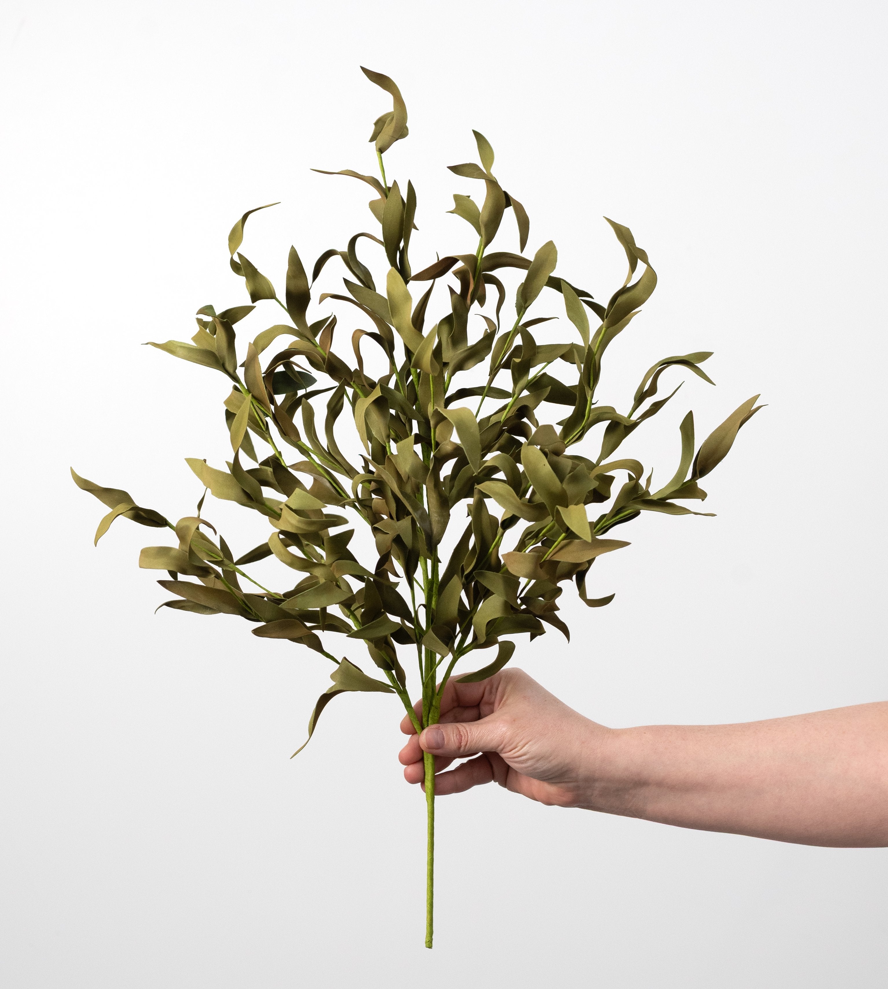 21" Foam Herb Leaves Bush: Sage detail photo 3