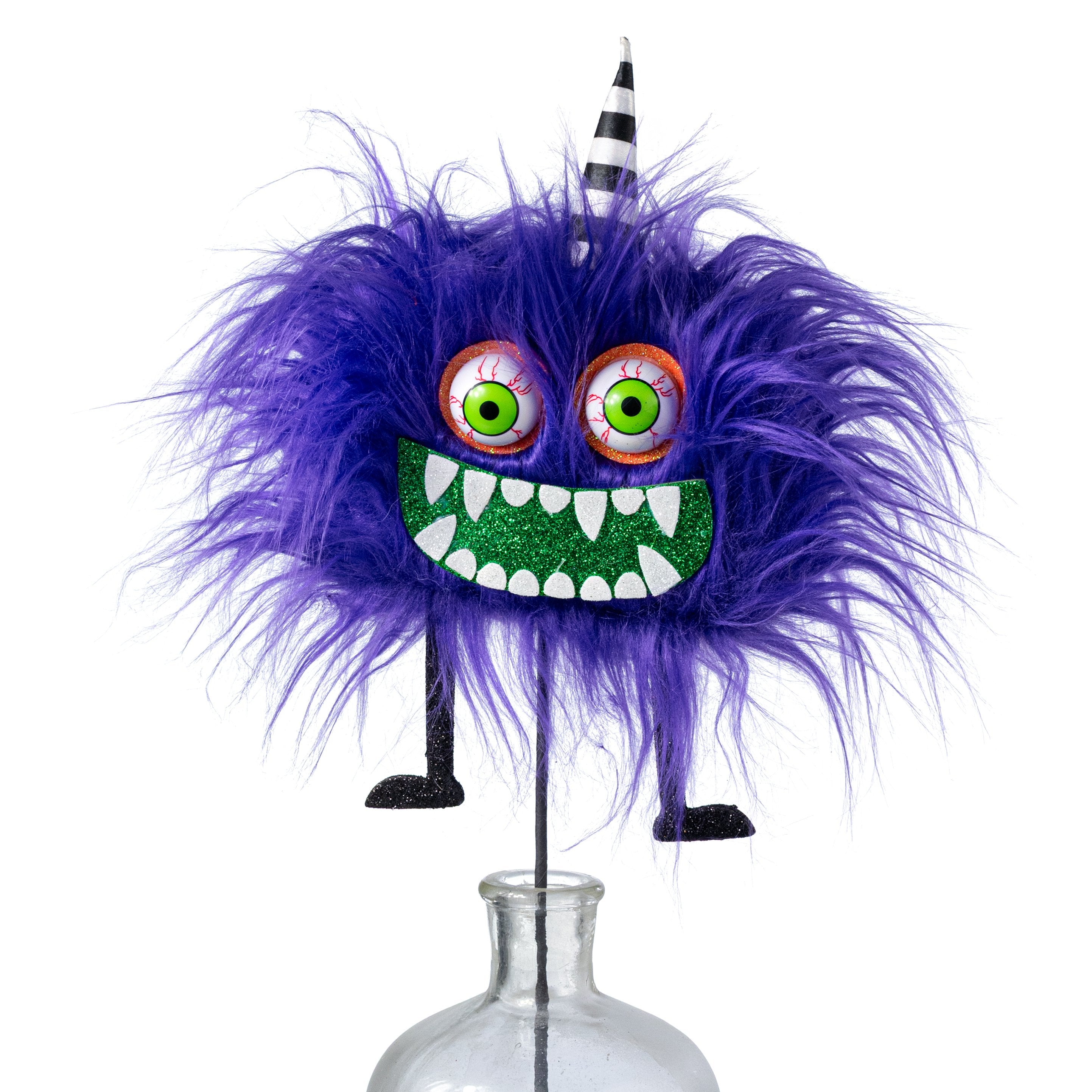 21" Furry Halloween Monster Spray: Purple Item Number: 57377PU