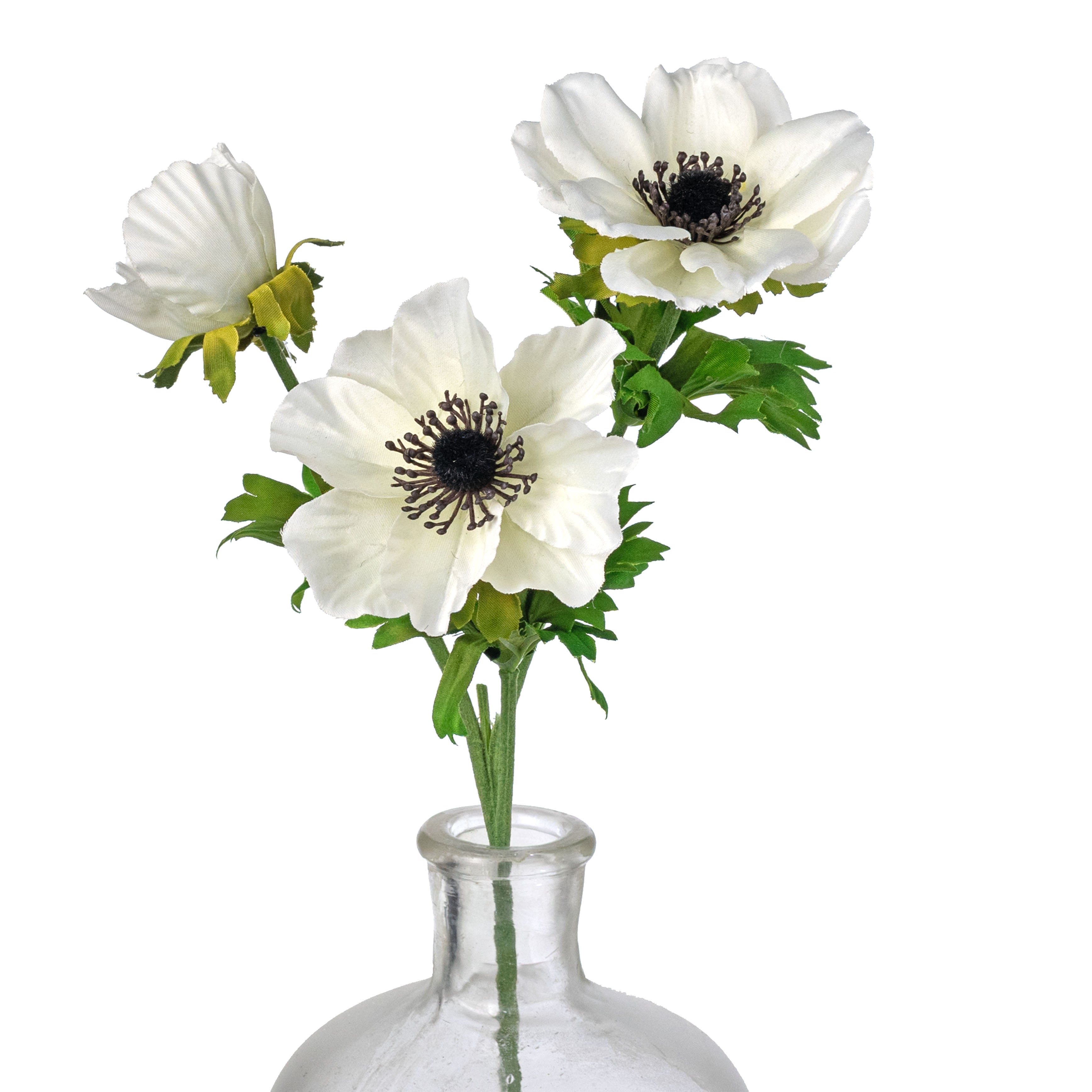 22" Anemone Flower Spray: Cream Item Number: 220778