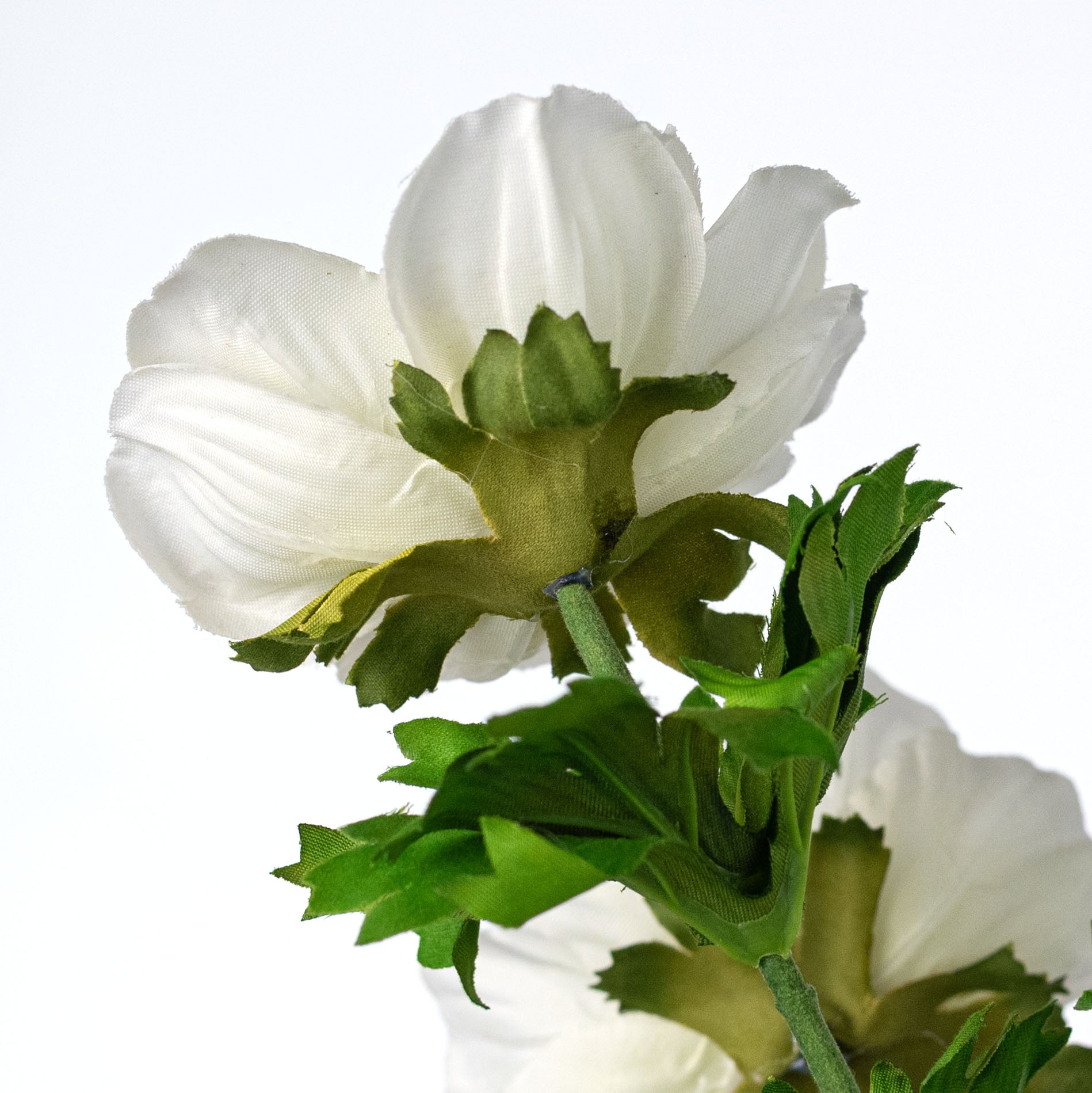 22" Anemone Flower Spray: Cream detail photo 4