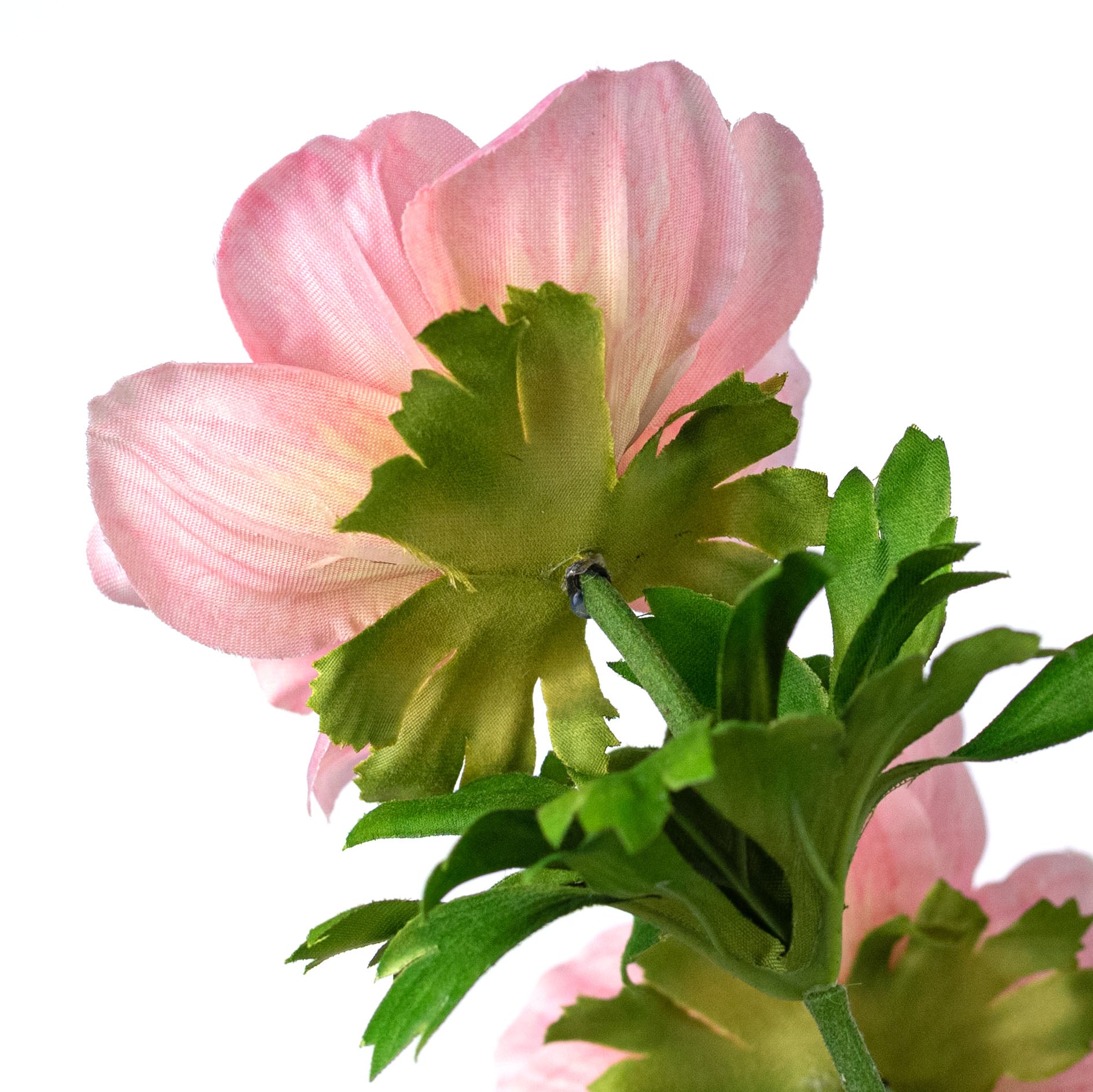 22" Anemone Flower Spray: Pink detail photo 4