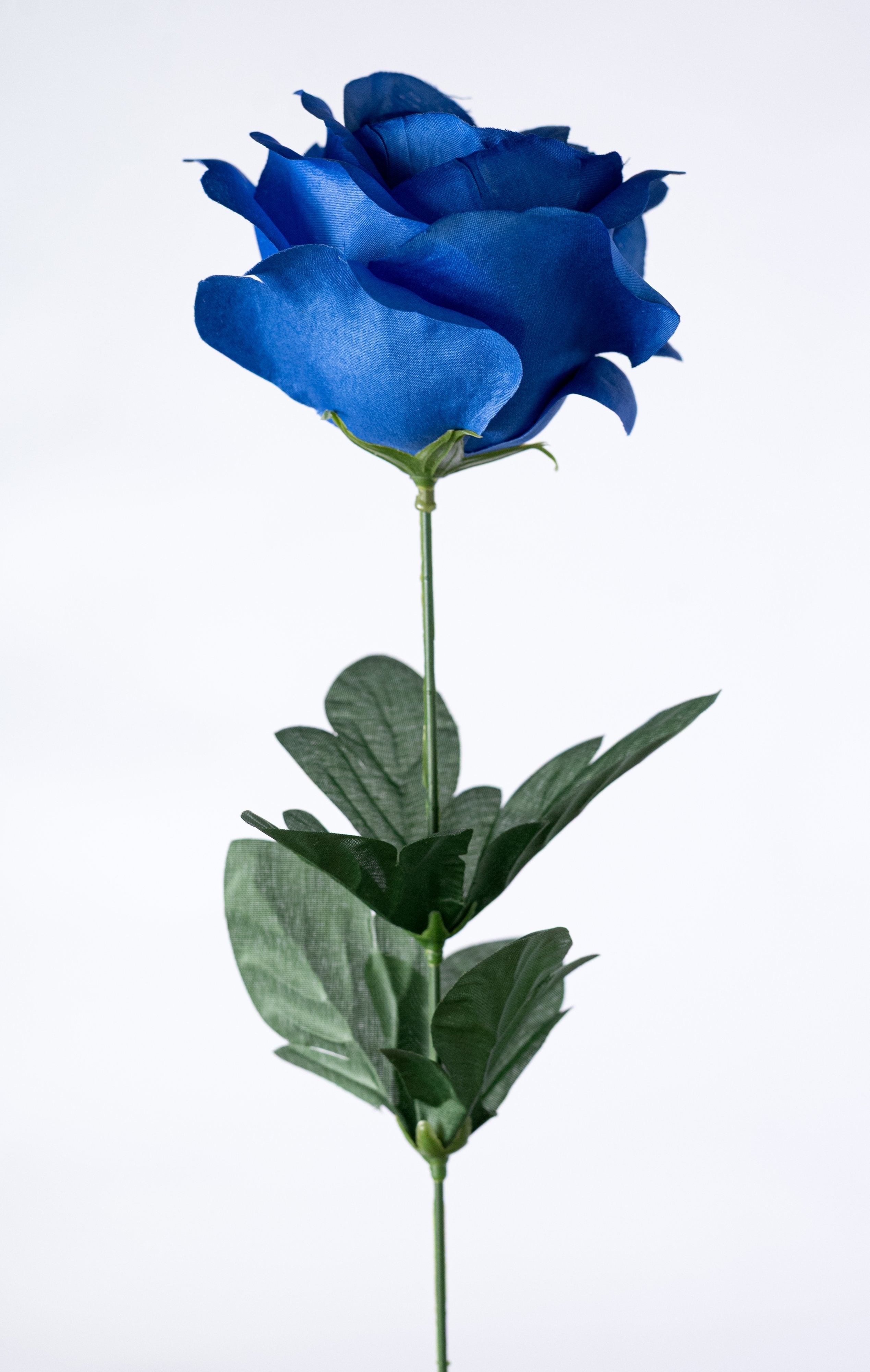 22" Rose Peony Lily Bush: Red, White & Blue (18 Stem) detail photo 4