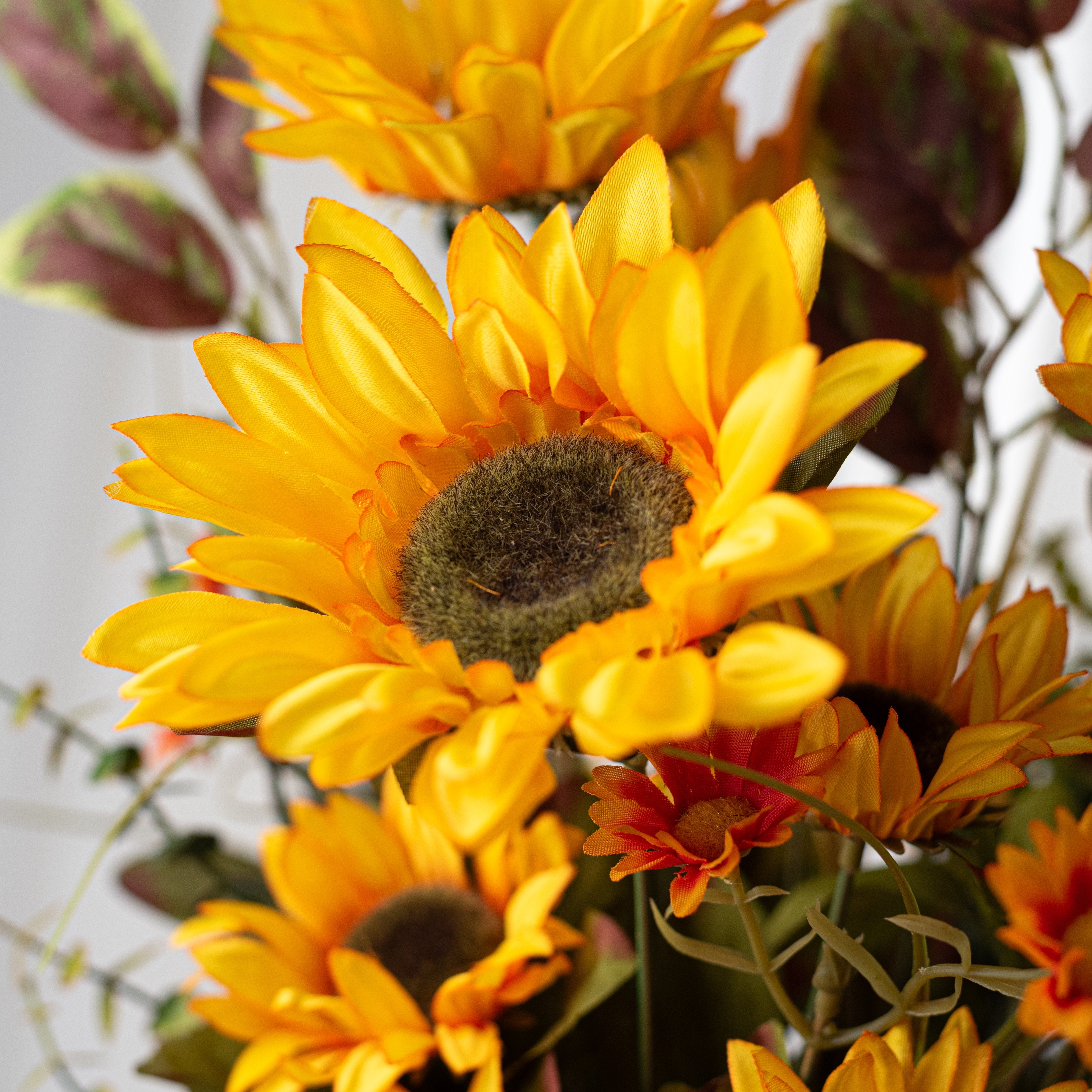 23" Fall Sunflower Filler Bush (24 Stem) Lifestyle Photo