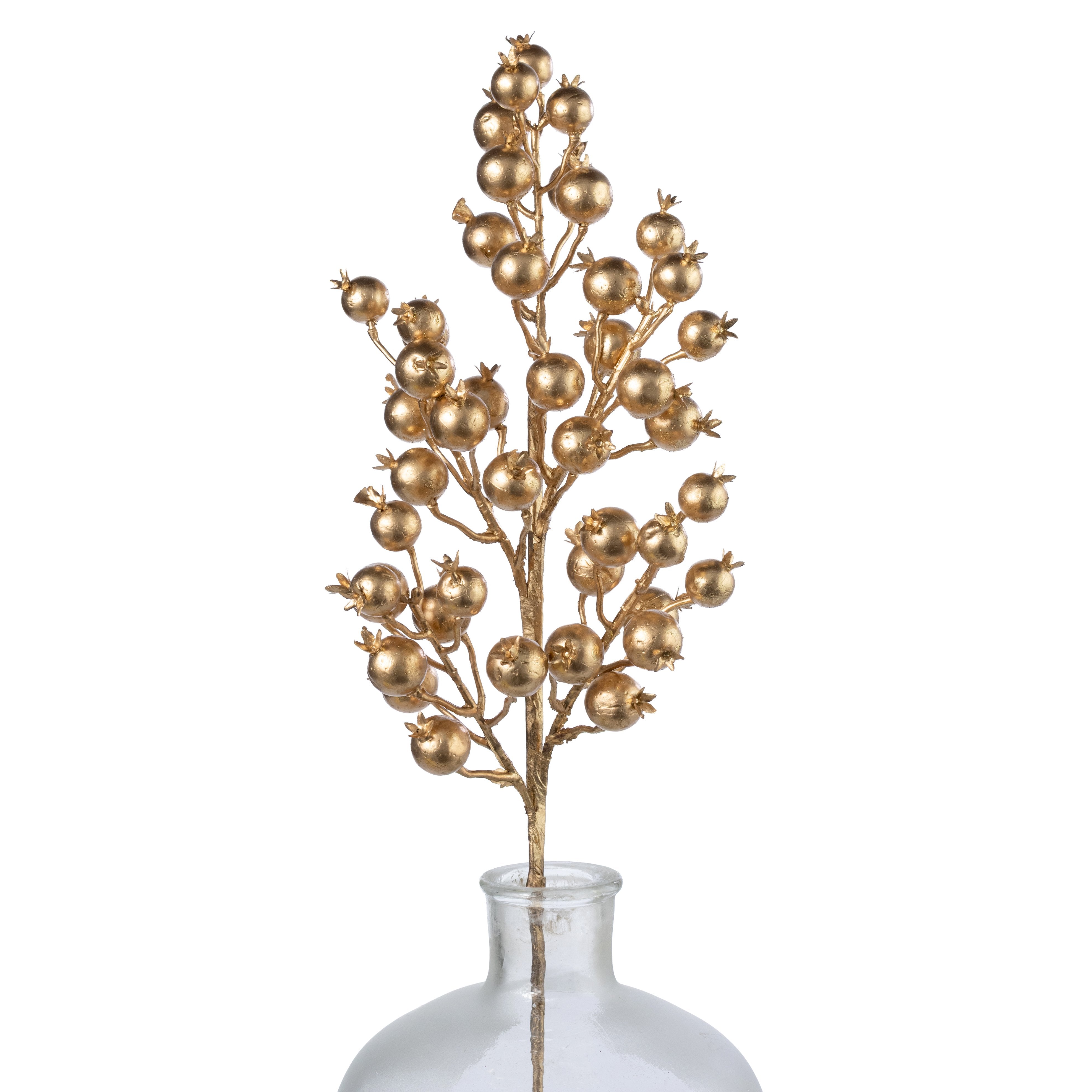 23" Metallic Berry Spray: Gold Item Number: 2827226GD