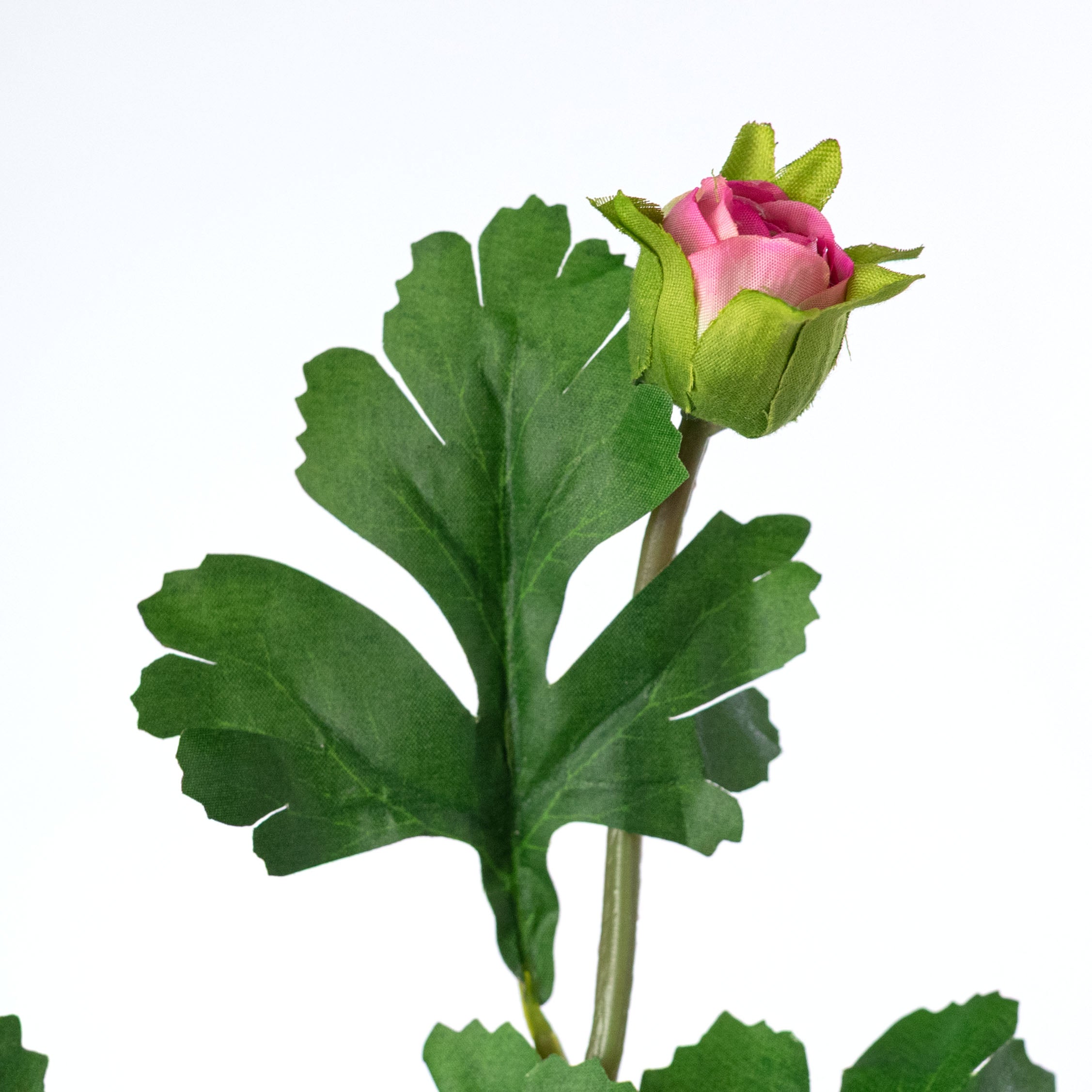 23" Ranunculus & Bud Spray: Fuchsia Pink detail photo 4