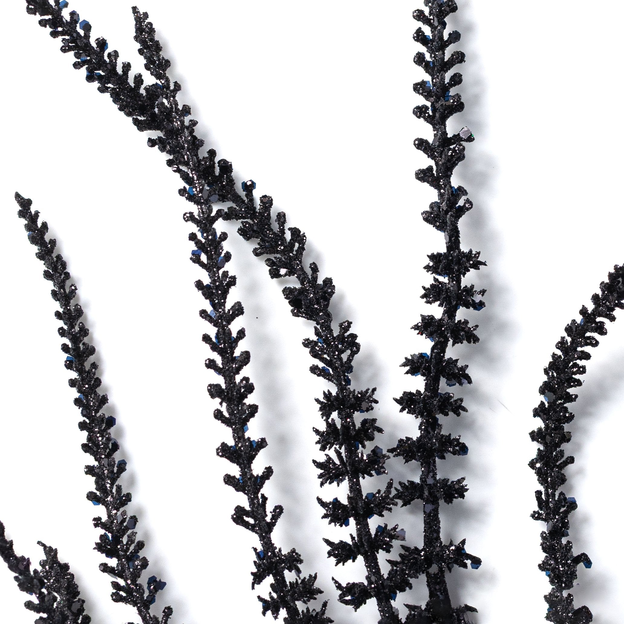 24" Artificial Lavender Bush: Black (5 Stem) Lifestyle Photo