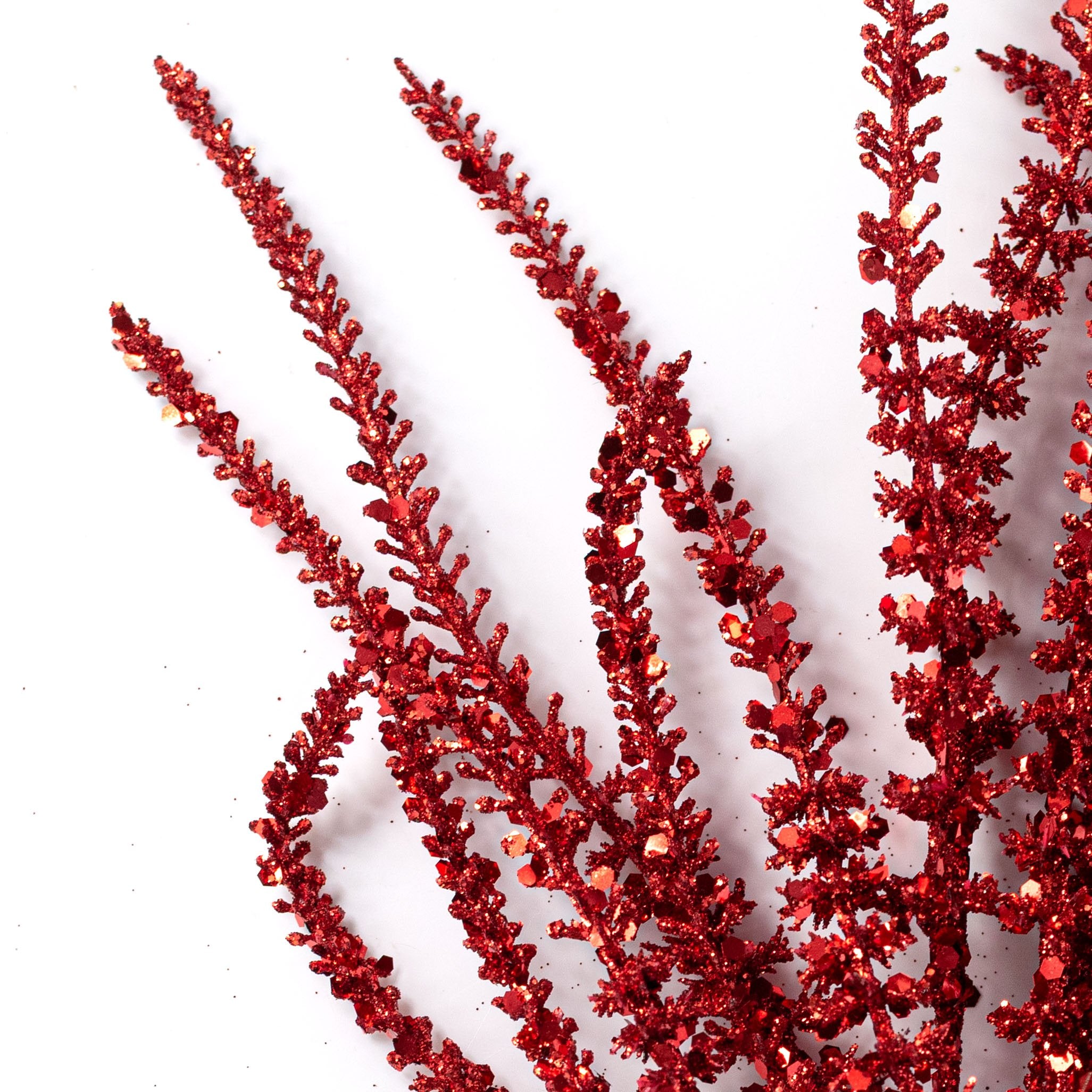 24" Artificial Lavender Bush: Red (5 Stem) Lifestyle Photo