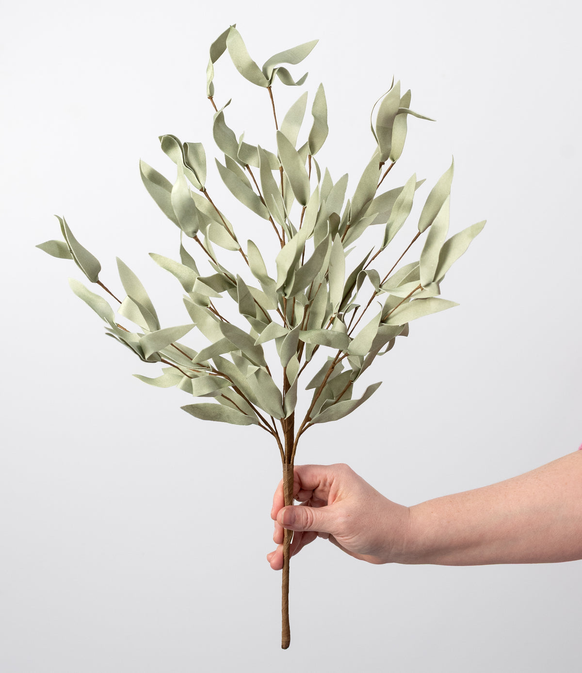 24" EVA Foam Herb Leaves Bush: Dusty Sage detail photo 3