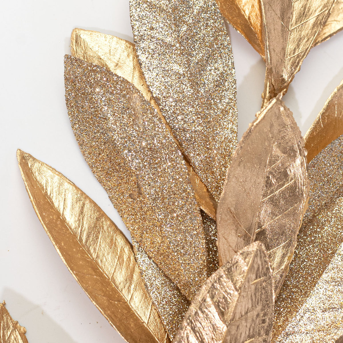24" Laurel Leaves Ball Pick: Champagne Gold Lifestyle Photo