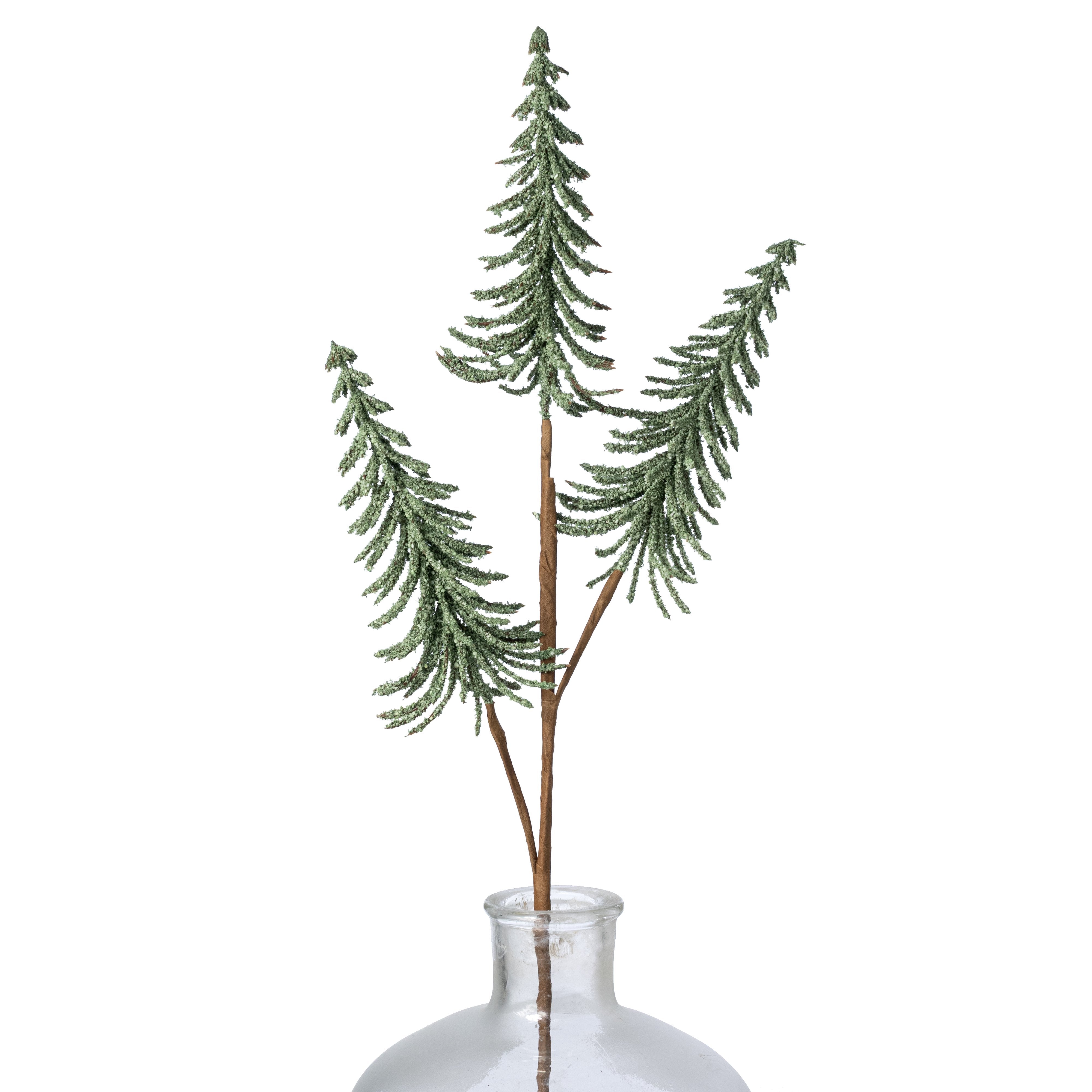 24" Powdered Pine Tree Spray: Light Green Item Number: XS151843