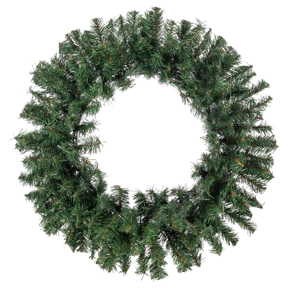 24" PVC Pine Wreath: Evergreen Item Number: 85786